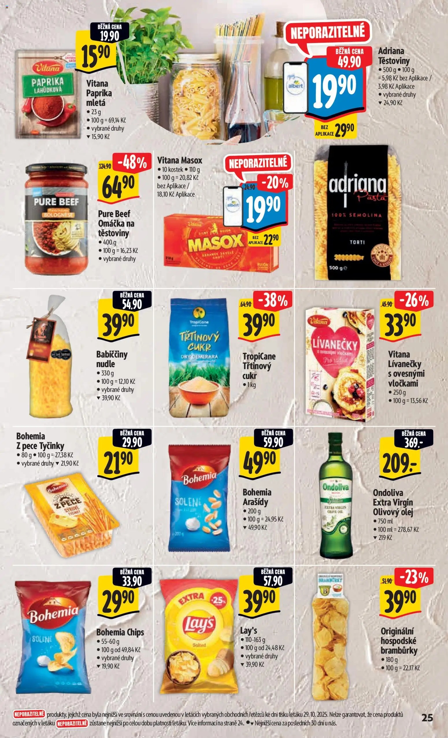 Albert leták - Hypermarket od 05.11.2025 | Strana: 34 | Produkty: Třtinový cukr, Arašídy, Paprika, Cukr