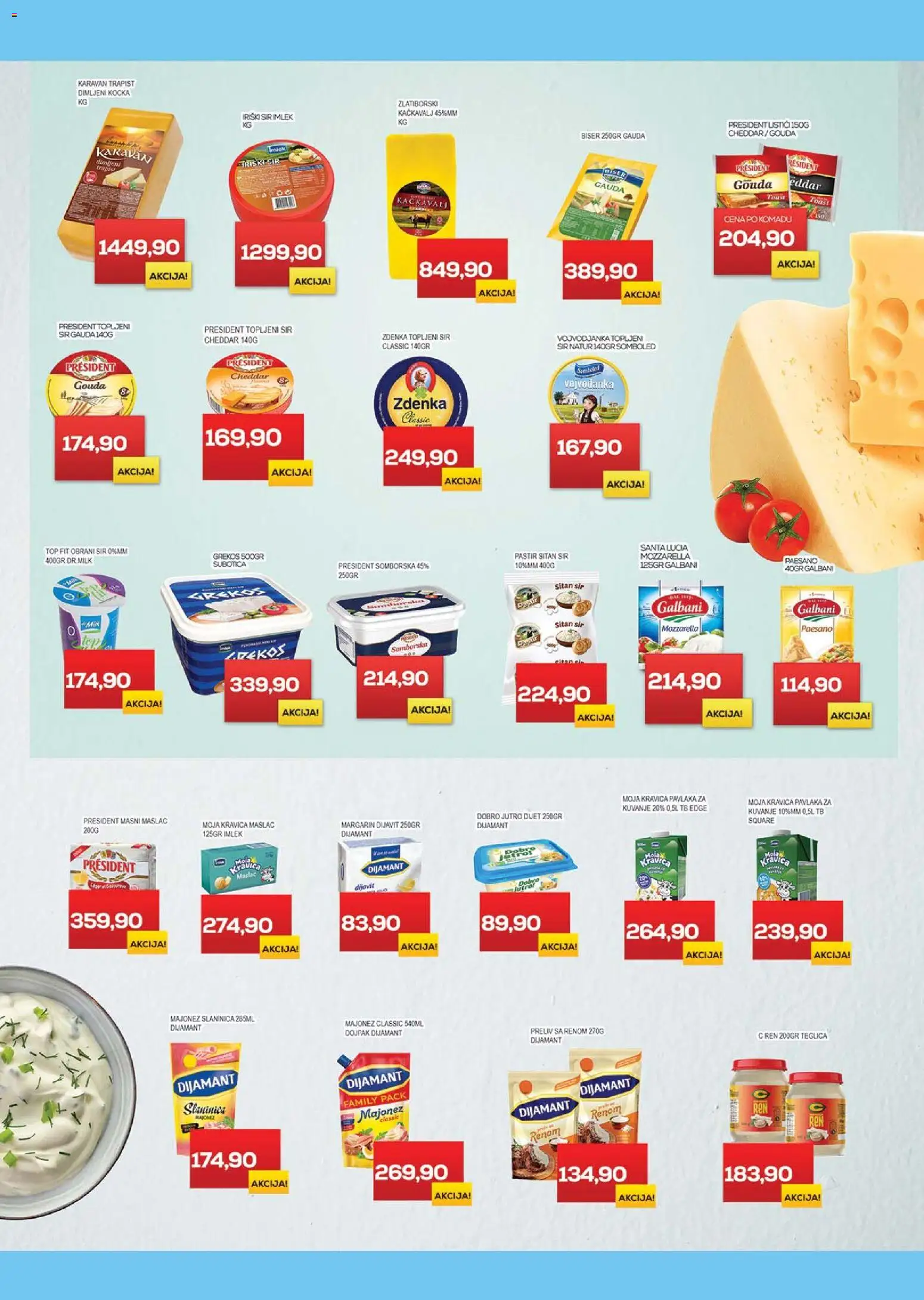 Medius katalog - važi od 13.01.2026 | Strana: 4 | Proizvode: Majonez, Gouda, Margarin, Kačkavalj