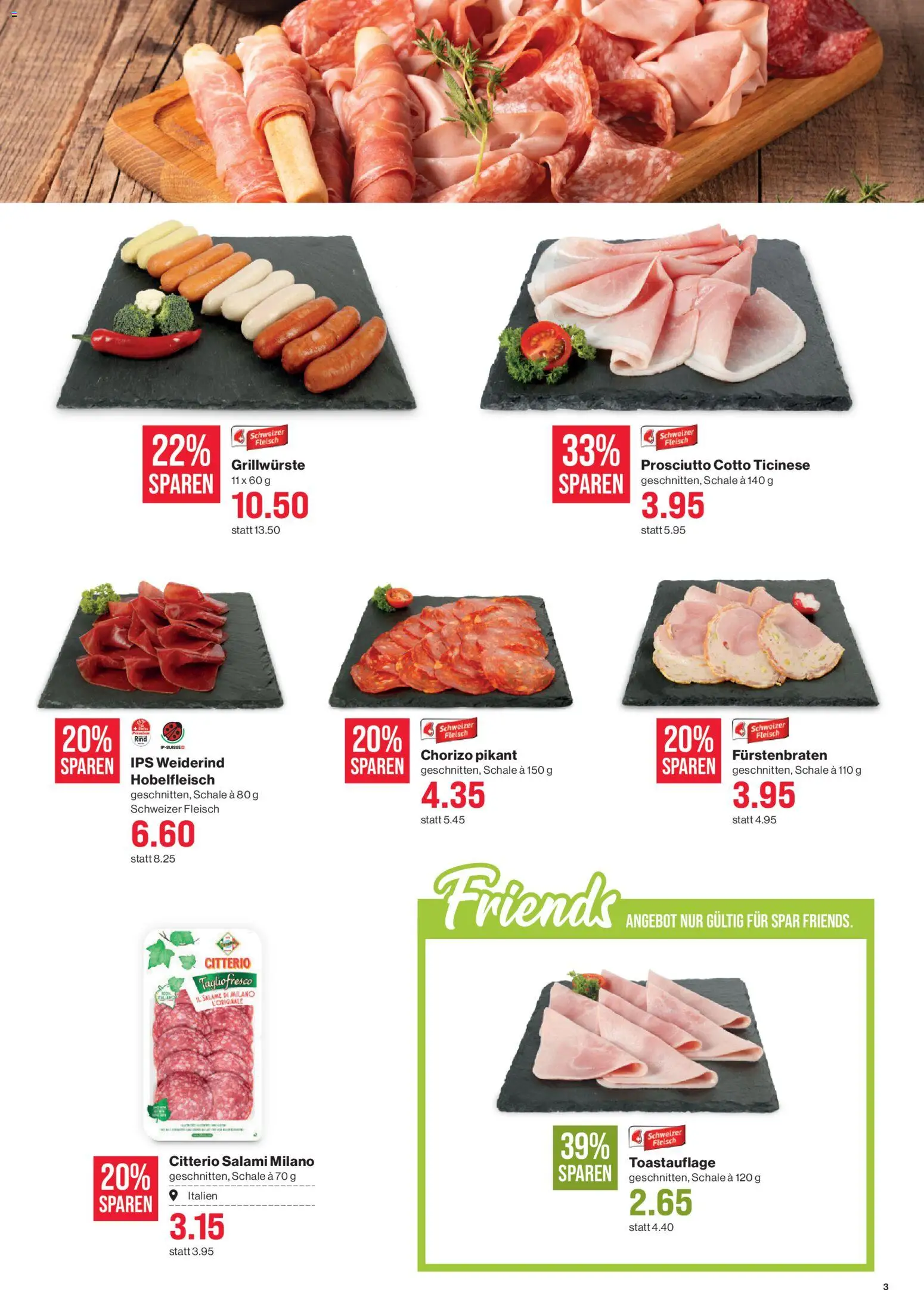 SPAR aktionen – gültig ab 30.04.2026 | Seite: 3 | Produkte: Salami