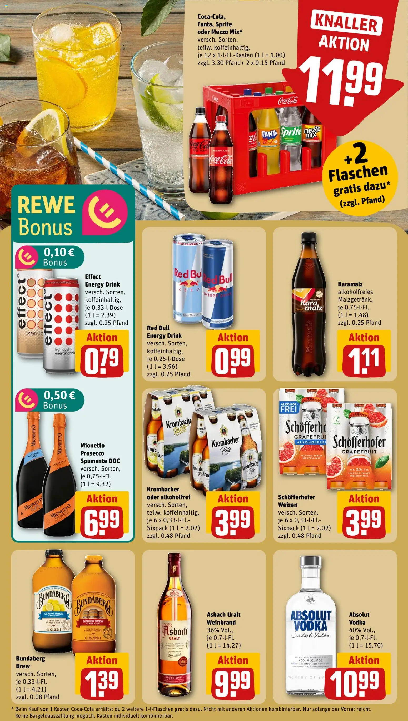 Rewe Prospekt 	 – gültig ab 26.01.2026 | Seite: 13 | Produkte: Red bull, Cola, Grapefruit, Krombacher
