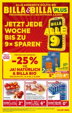 Billa AT - BILLA - BILLA Steiermark - amely érvényes a következő dátumtól: 31.07.2025