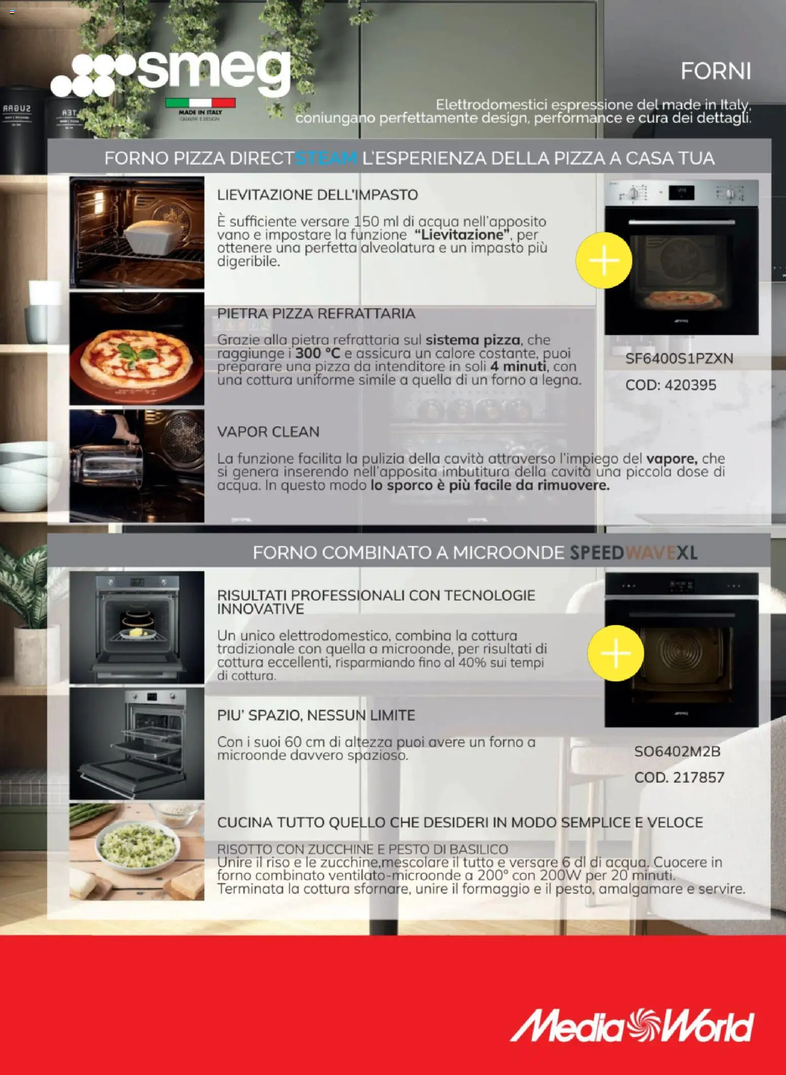 Volantino Media World del 25.11.2025 | Pagina: 57 | Prodotti: Formaggio, Forno a microonde, Pesto, Basilico