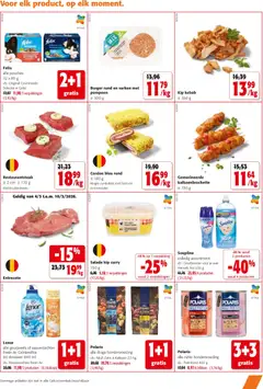 Colruyt folder / publicité - Voorbeeld van een folder van Colruyt, geldig van 25.02.2026 | Pagina: 17 | Producten: Zalm, Rundvlees, Kip, Wasverzachter