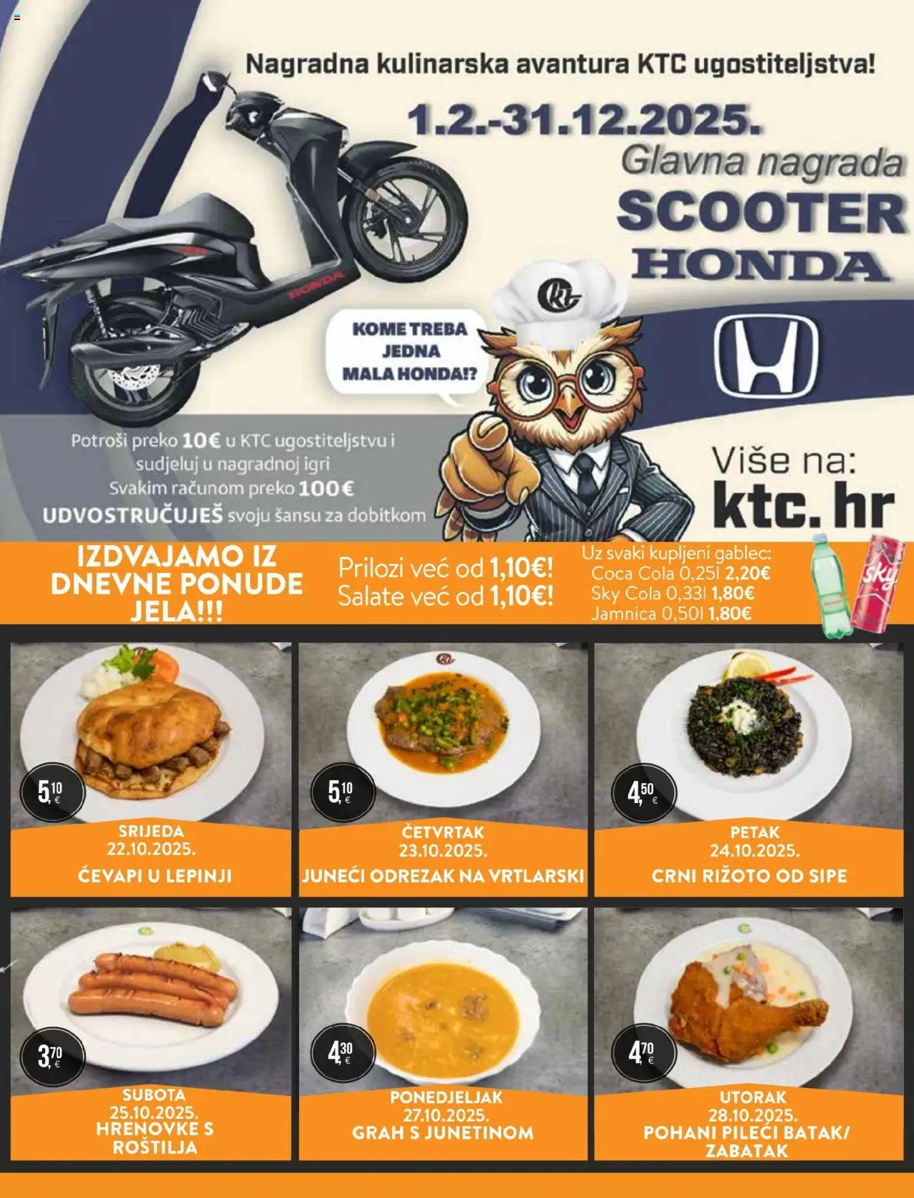 KTC katalog | vrijedi od 22.10.2025 | Stranica: 39 | Proizvodi: Sky Cola, Coca cola, Hrenovke, Jamnica