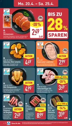 Aldi Prospekt 	 ab 20.04.2026 gültig | Seite: 4 | Produkte: Grill, Cevapcici, Dill, Leberkase