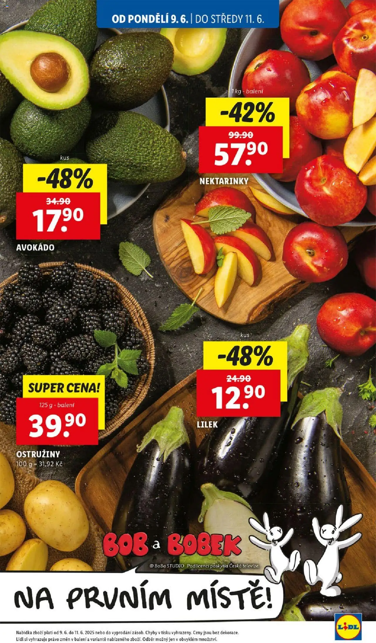 Lidl leták od 09.06.2025 | Strana: 9 | Produkty: Lilek, Nektarinky, Avokádo