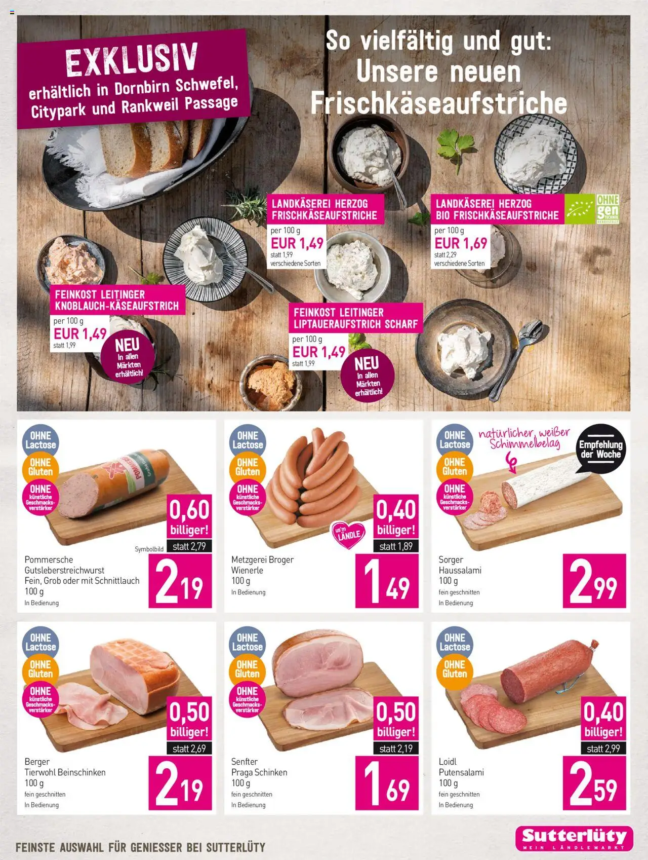 Sutterlüty Flugblatt gültig ab 16.10.2025 | Seite: 7 | Produkte: Schinken