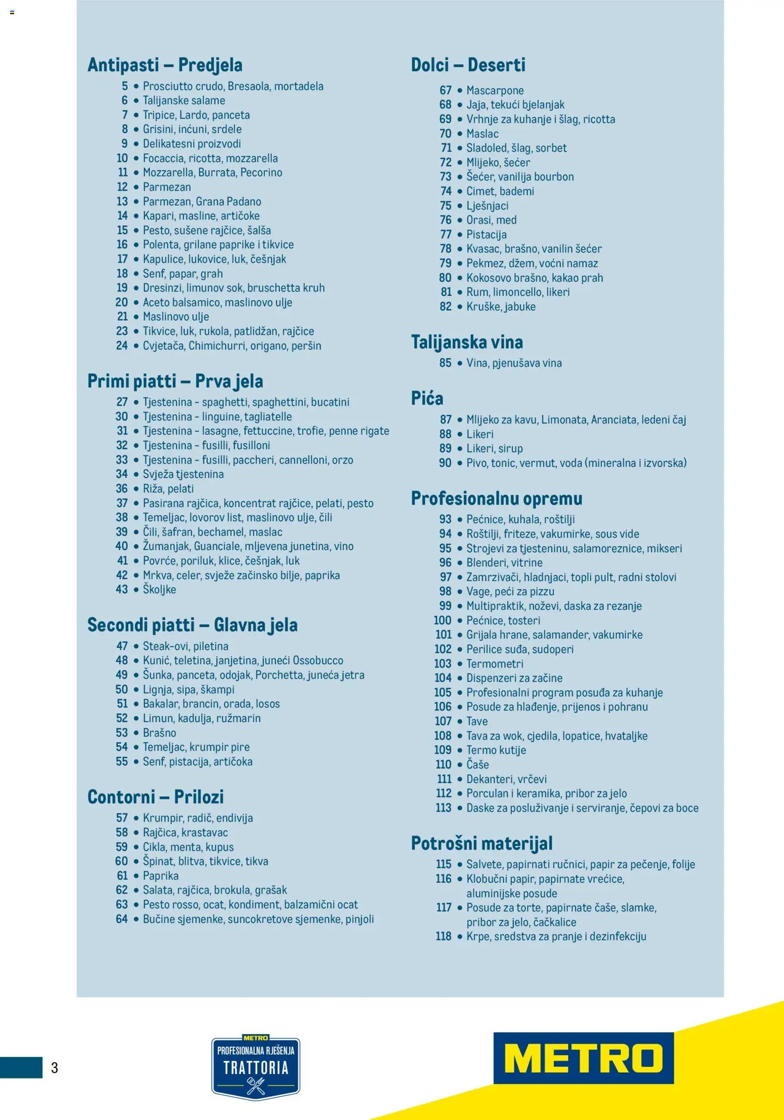 Metro katalog | vrijedi od 05.03.2026 | Stranica: 3 | Proizvodi: Maslinovo ulje, Čaj, Losos, Peršin