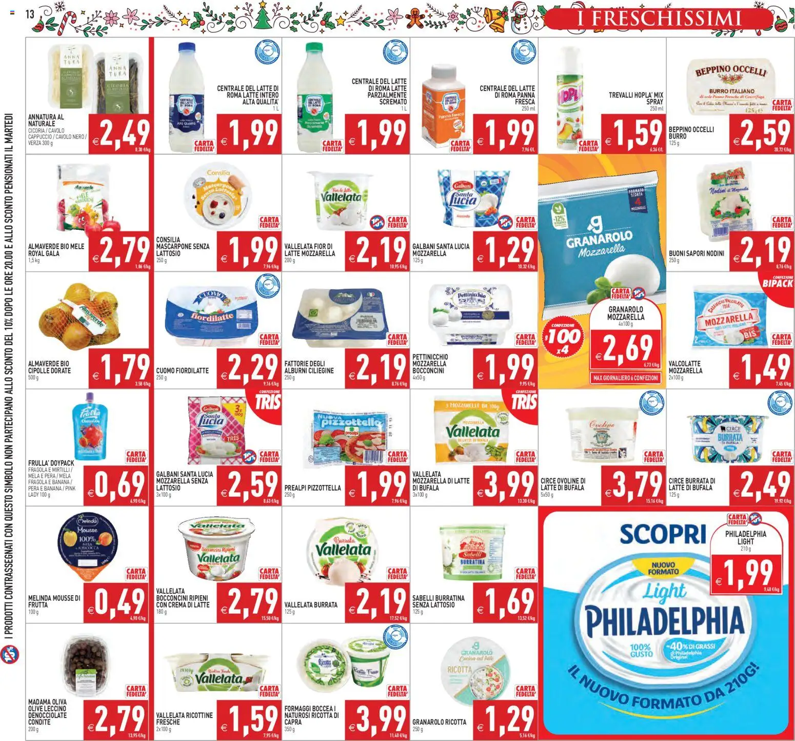 Volantino PIM Supermercati del 27.11.2025 | Pagina: 13 | Prodotti: Centrifuga, Cavolo, Mirtilli, Cappuccio