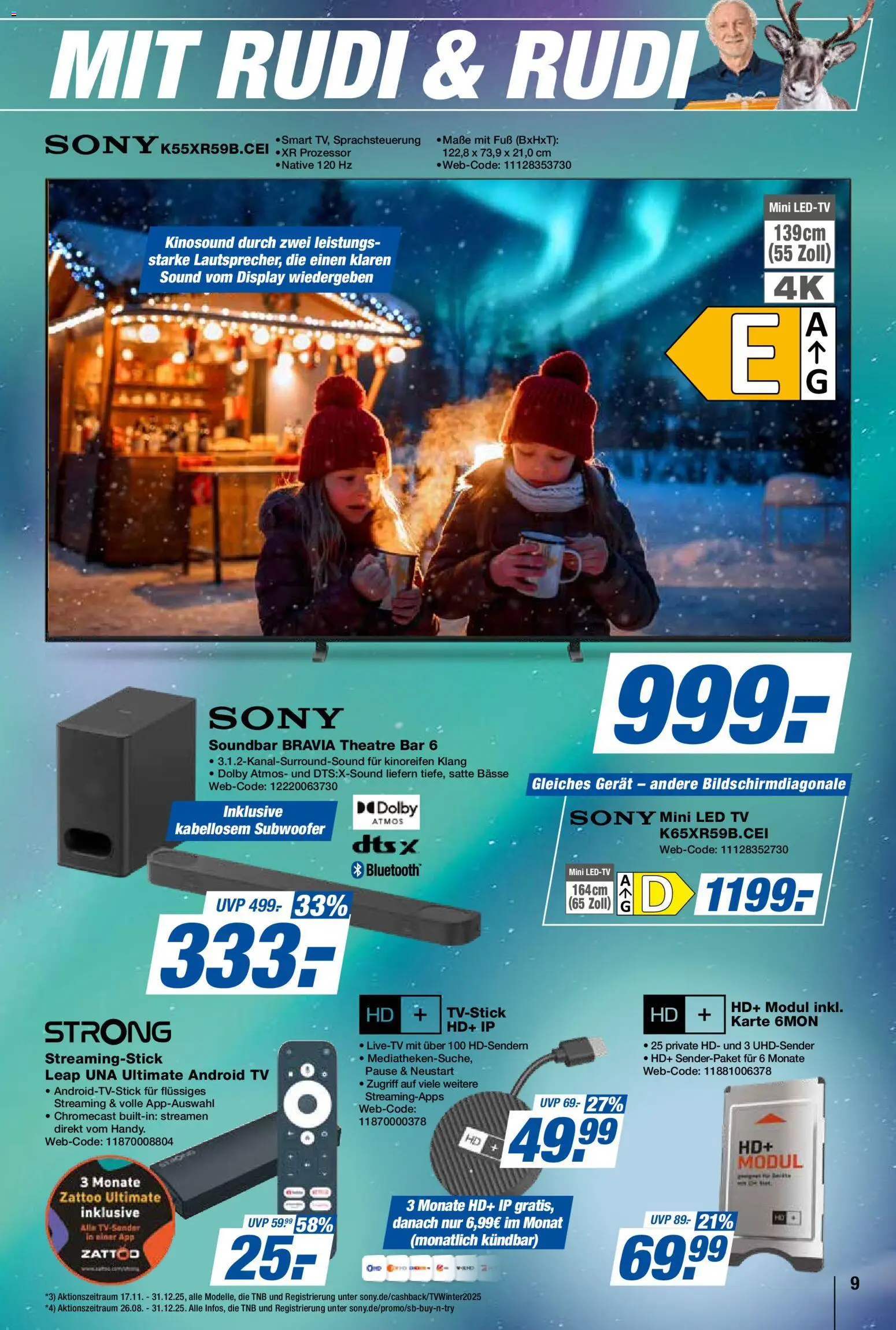 Expert  Aktuelle Beilage – gültig ab 05.12.2025 | Seite: 9 | Produkte: Sony, Soundbar, TV