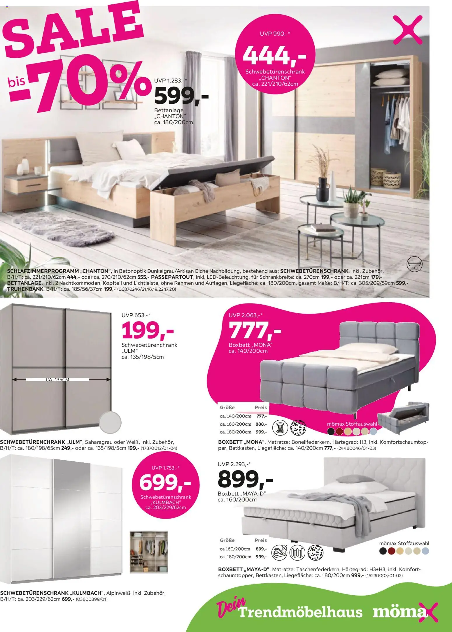 Mömax Prospekt aktuell gültig ab 20.01.2026 | Seite: 5 | Produkte: Matratze