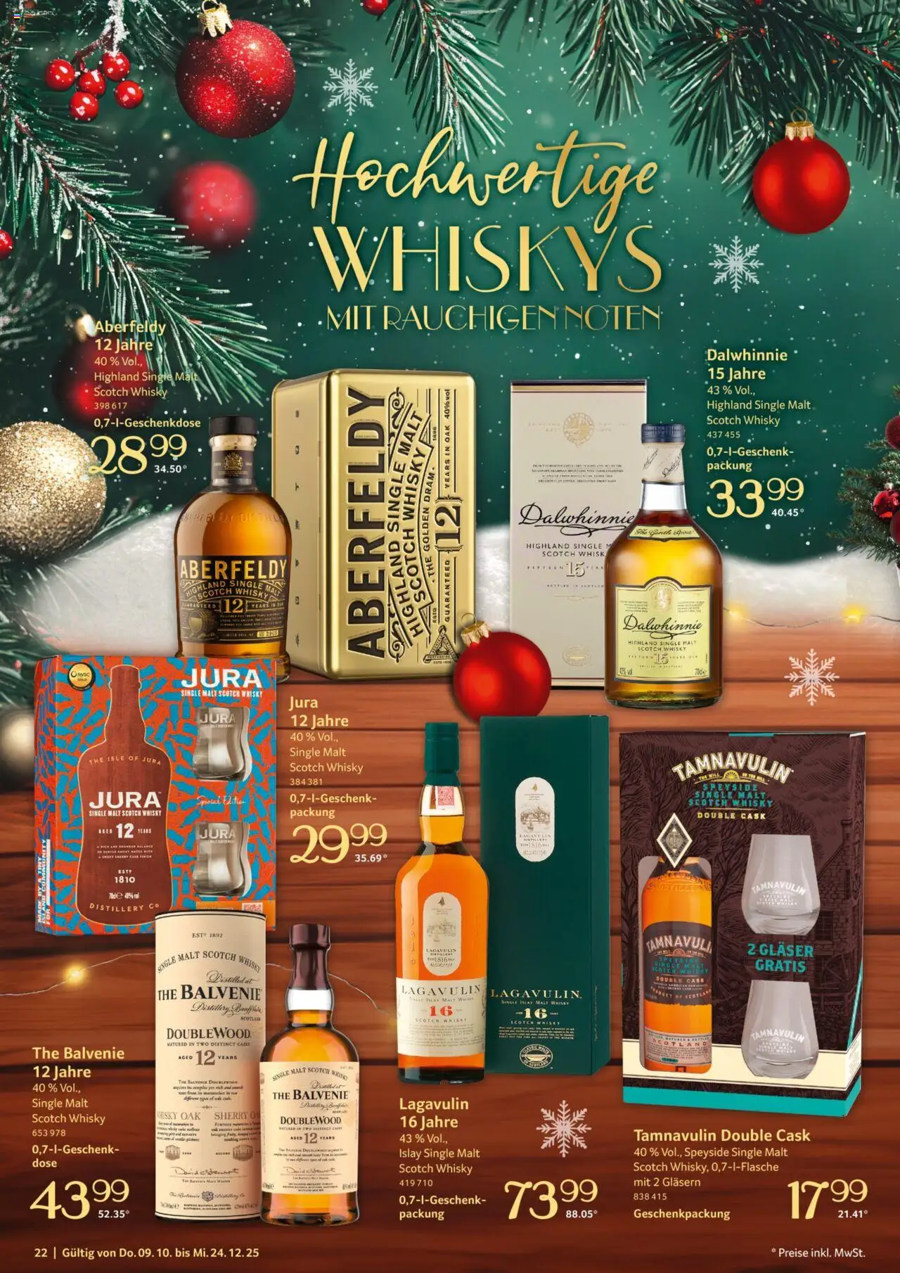 Selgros Präsente – gültig ab 09.10.2025 | Seite: 22 | Produkte: Whisky, Jura
