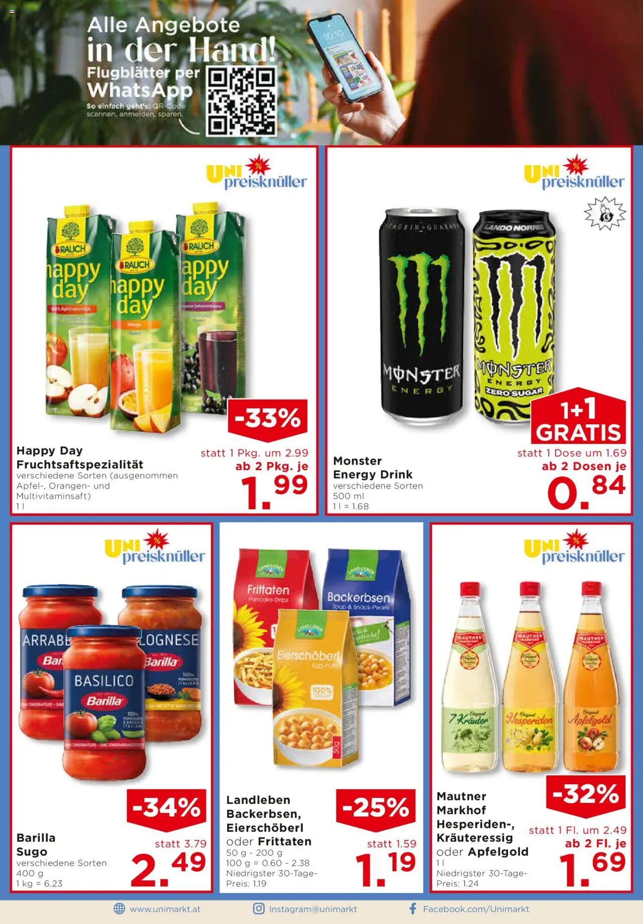 Unimarkt Flugblatt gültig ab 08.10.2025 | Seite: 12 | Produkte: Orangen