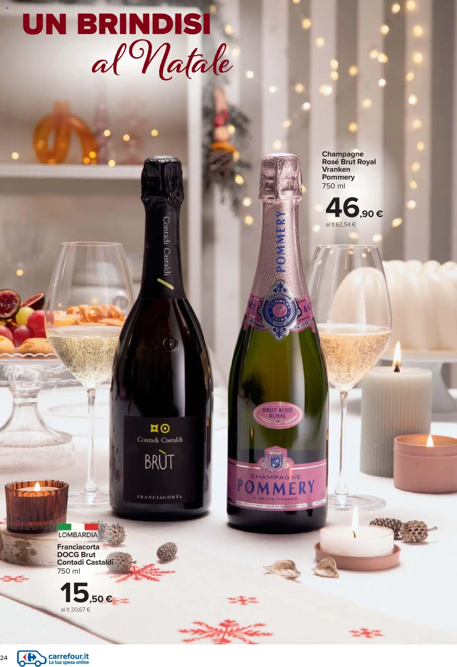 Volantino Carrefour del 27.11.2025 | Pagina: 24 | Prodotti: Champagne