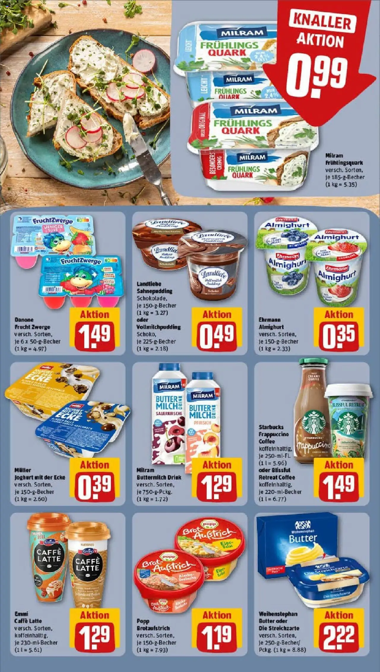 Rewe prospekt Burghaun	 - gültig ab dem 27.07.2025 | Seite: 15 | Produkte: Fruchtzwerge, Pudding, Milram, Pfirsich