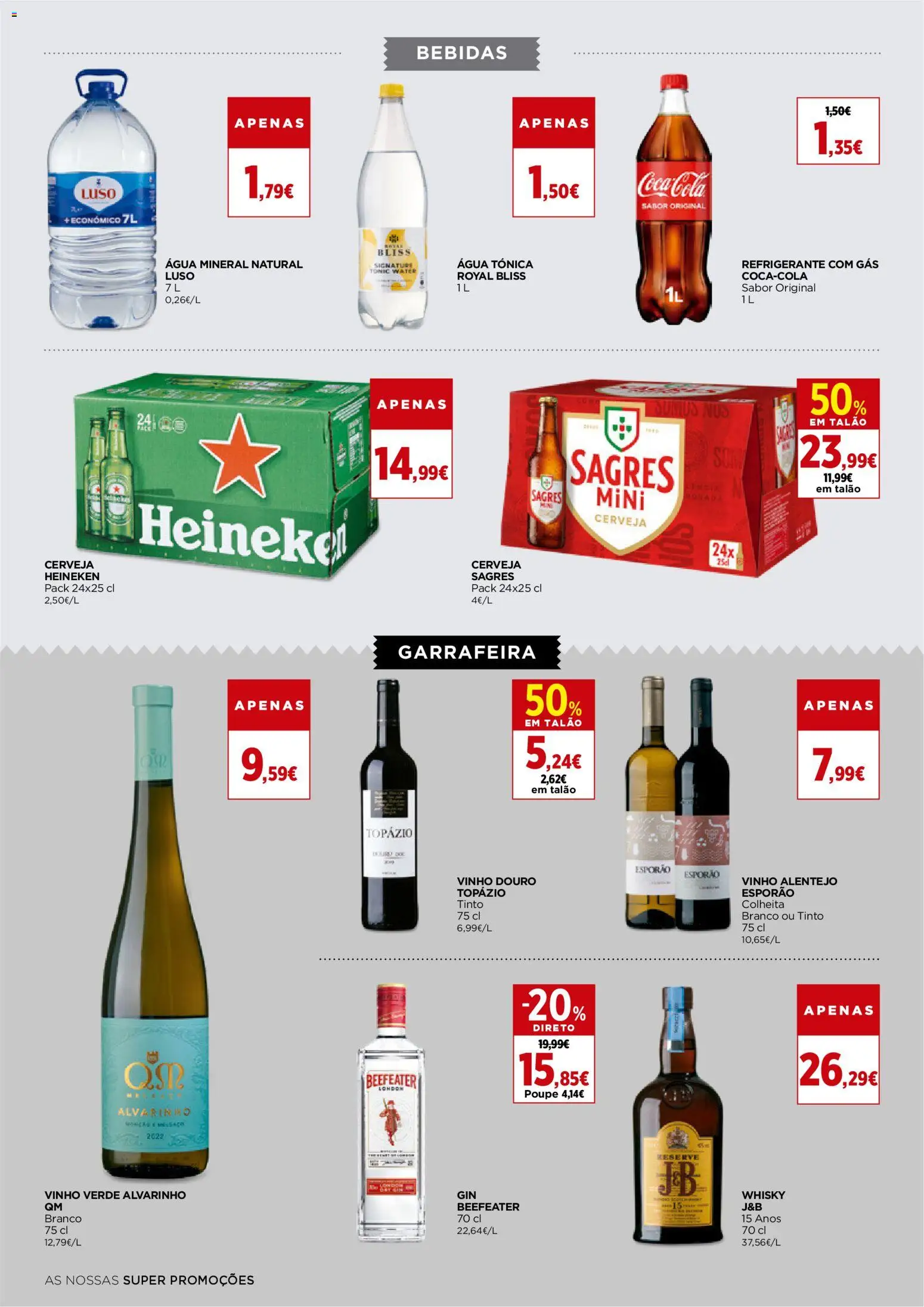 El Corte Ingles folheto │ válido de 31.10.2025 | Página: 10 | Produtos: Agua, Whisky, Cerveja, Água mineral