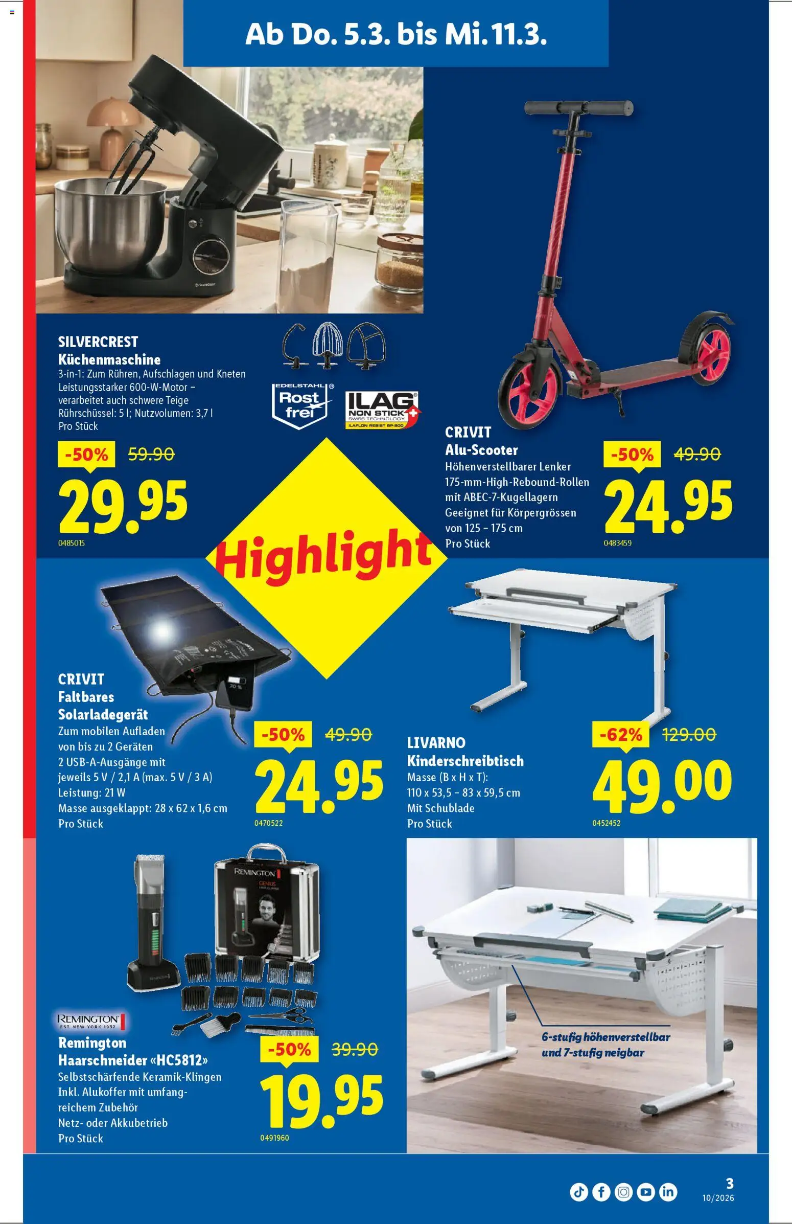 Lidl Aktionen Neueröffnung Zürich – gültig ab 05.03.2026 | Seite: 3