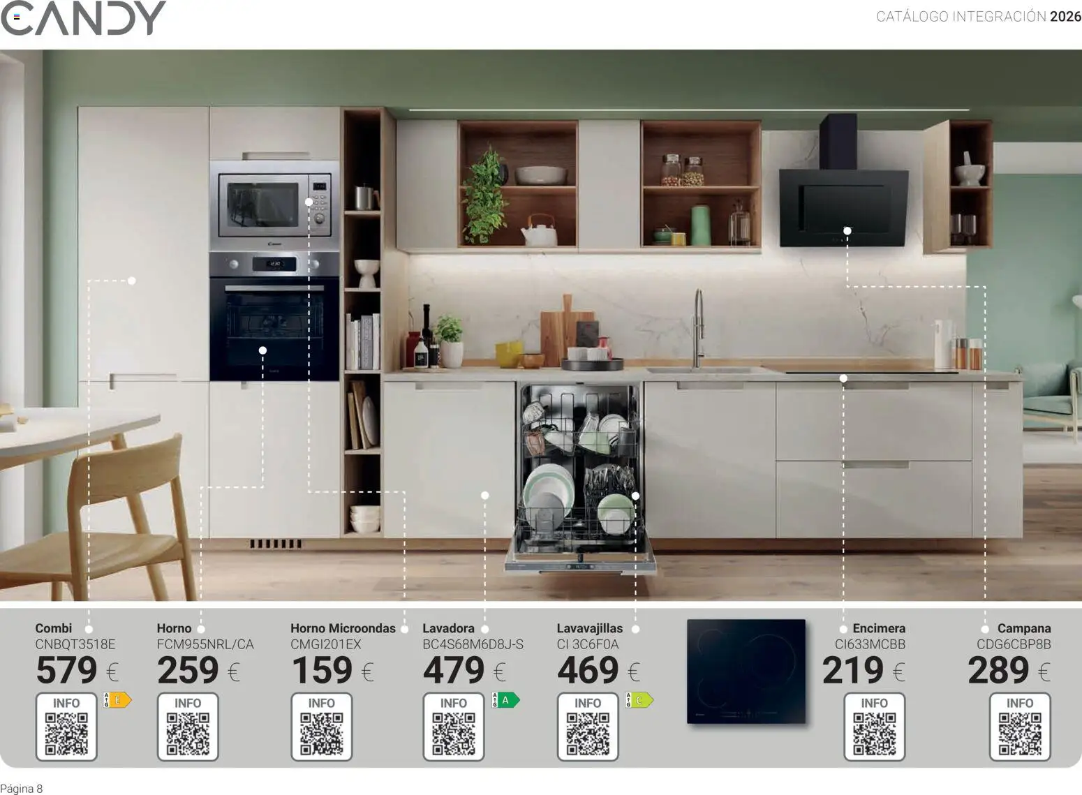 Milar folleto │ válido desde el 01.04.2026 | Página: 8 | Productos: Horno, Horno microondas, Lavavajillas, Combi
