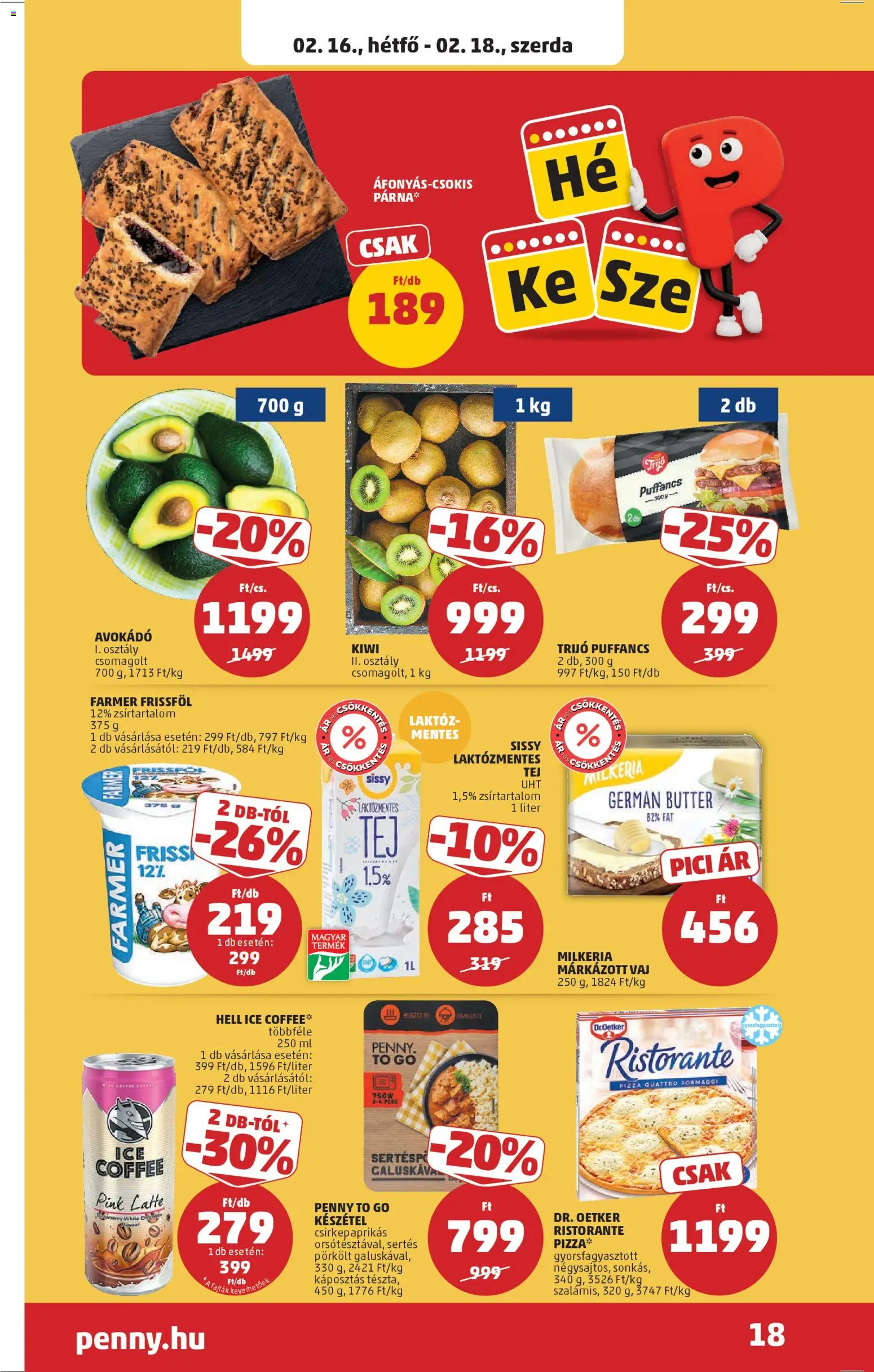 PENNY akciós ujság - amely érvényes a következő dátumtól: 12.02.2026 | Oldal: 22