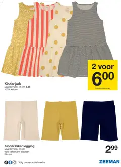 Zeeman folder - Voorbeeld van een folder van Zeeman, geldig van 18.04.2026 | Pagina: 7 | Producten: Kinder, Jurk, Legging