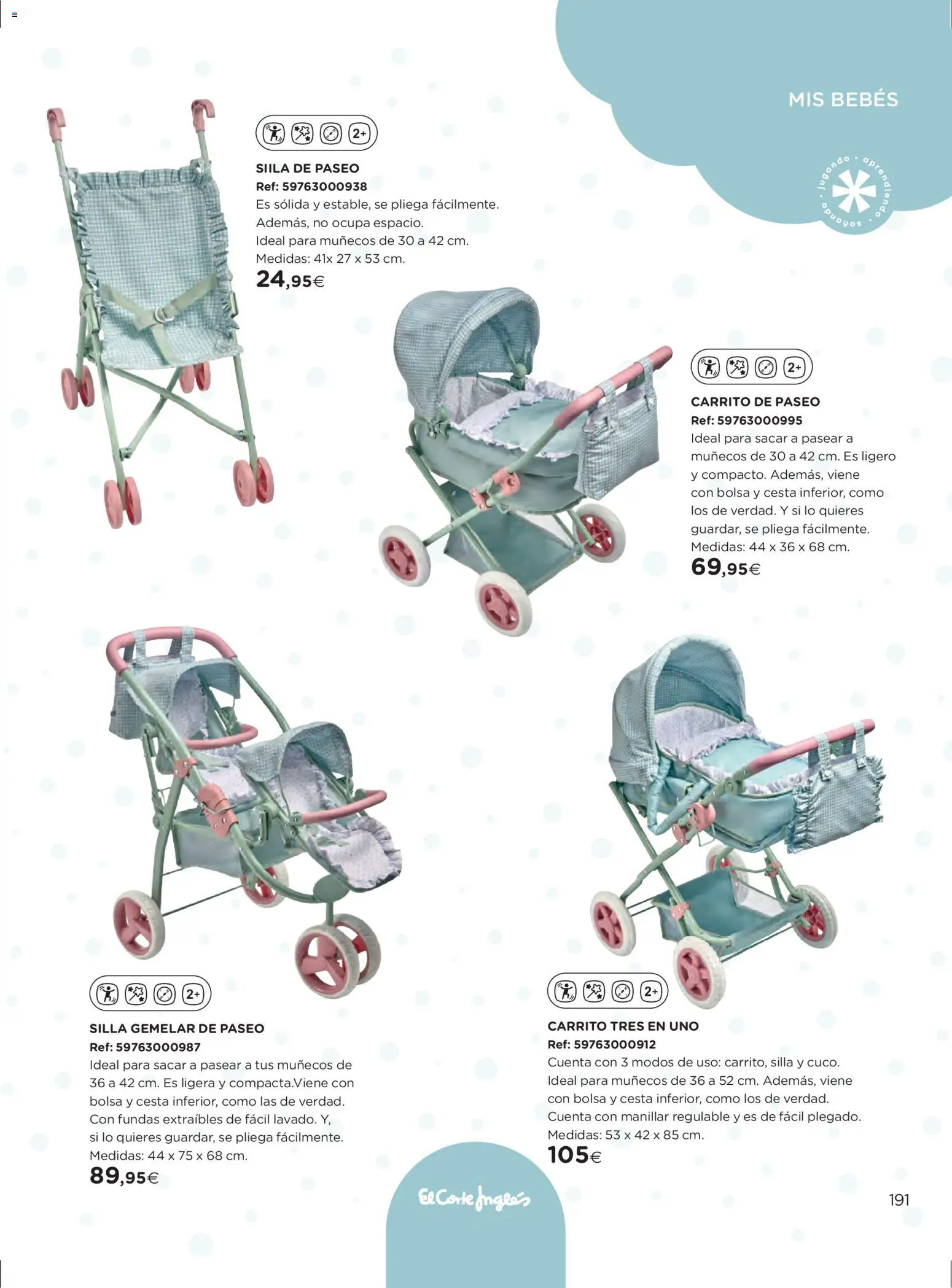 El Corte Inglés ofertas │ válido desde el 27.10.2025 | Página: 191 | Productos: Bolsa, Silla, Cesta