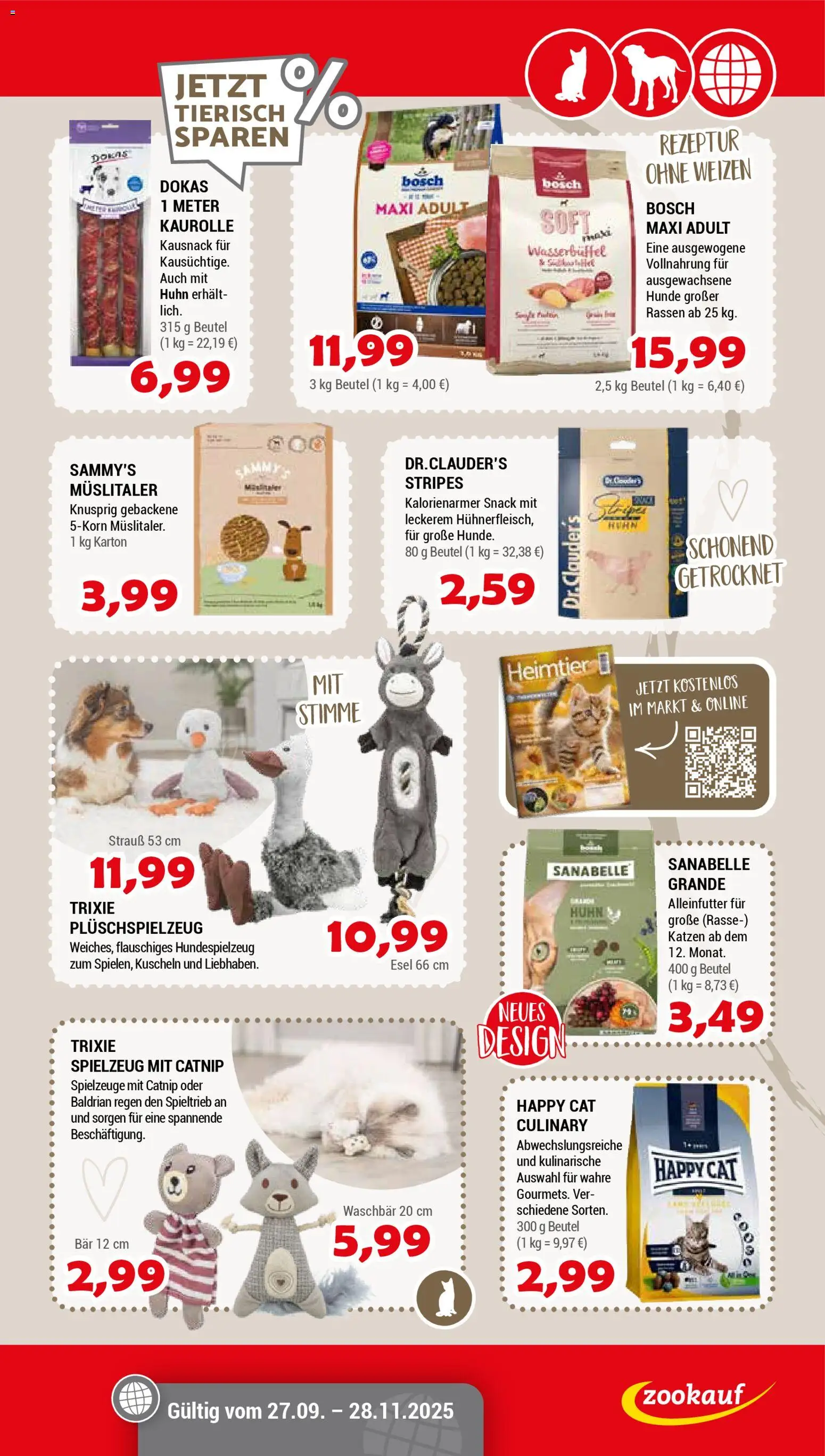 zookauf Prospekt 	 – gültig ab 25.10.2025 | Seite: 3 | Produkte: Bosch