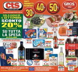 Anteprima del volantino Volantino CTS	 valido a partire dal 27.08.2025