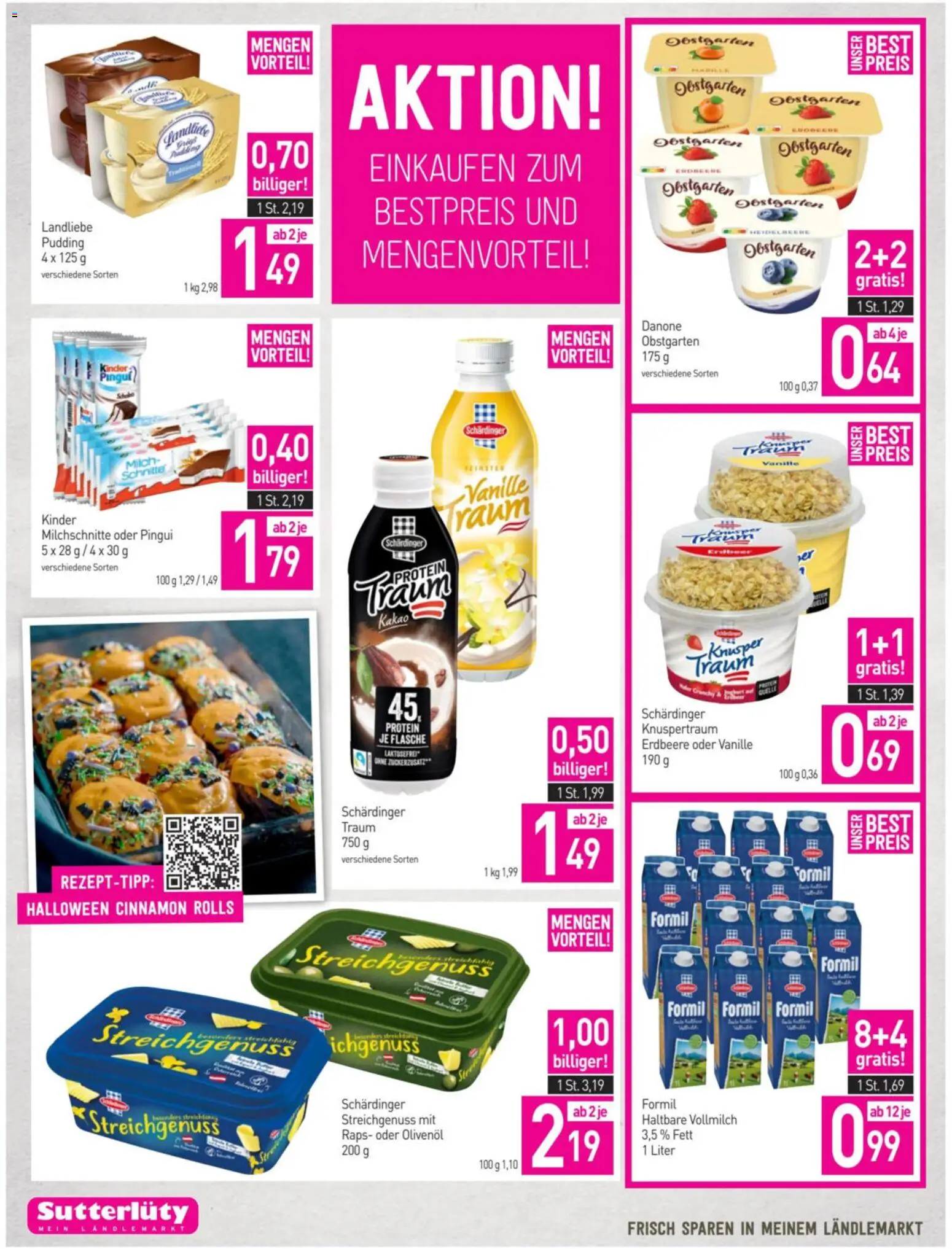 Sutterlüty Flugblatt gültig ab 30.10.2025 | Seite: 6 | Produkte: Milch