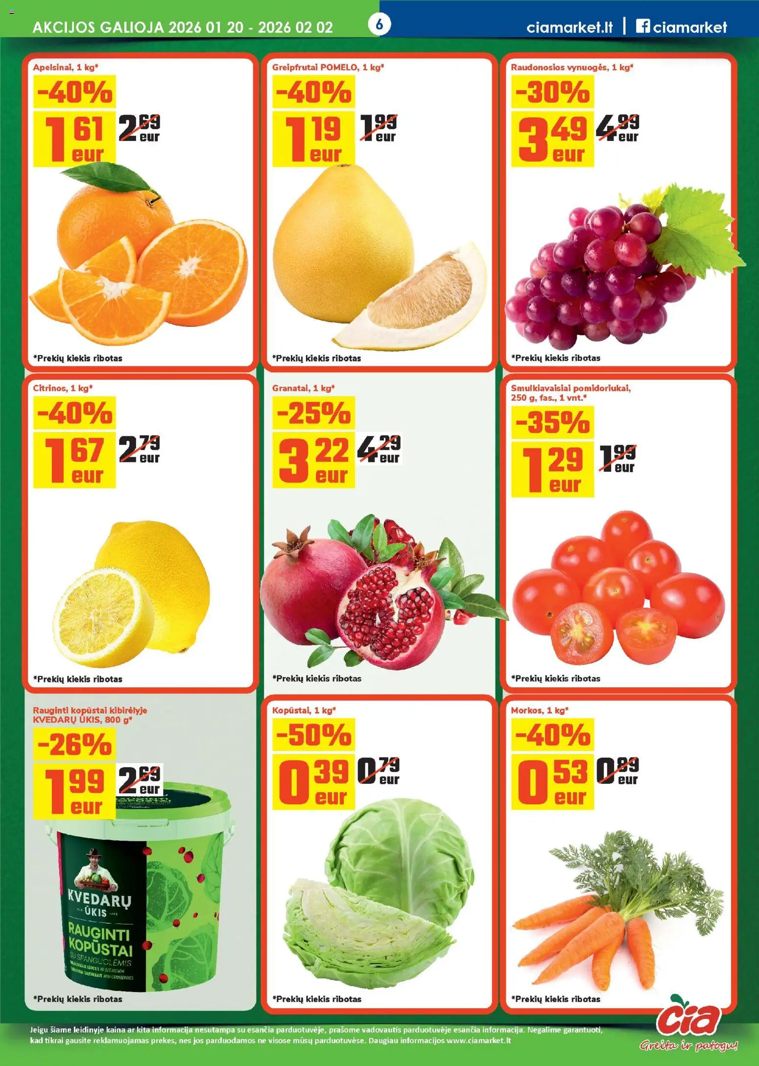 ČIA MARKET akcijos nuo 20.01.2026 | Puslapis: 6