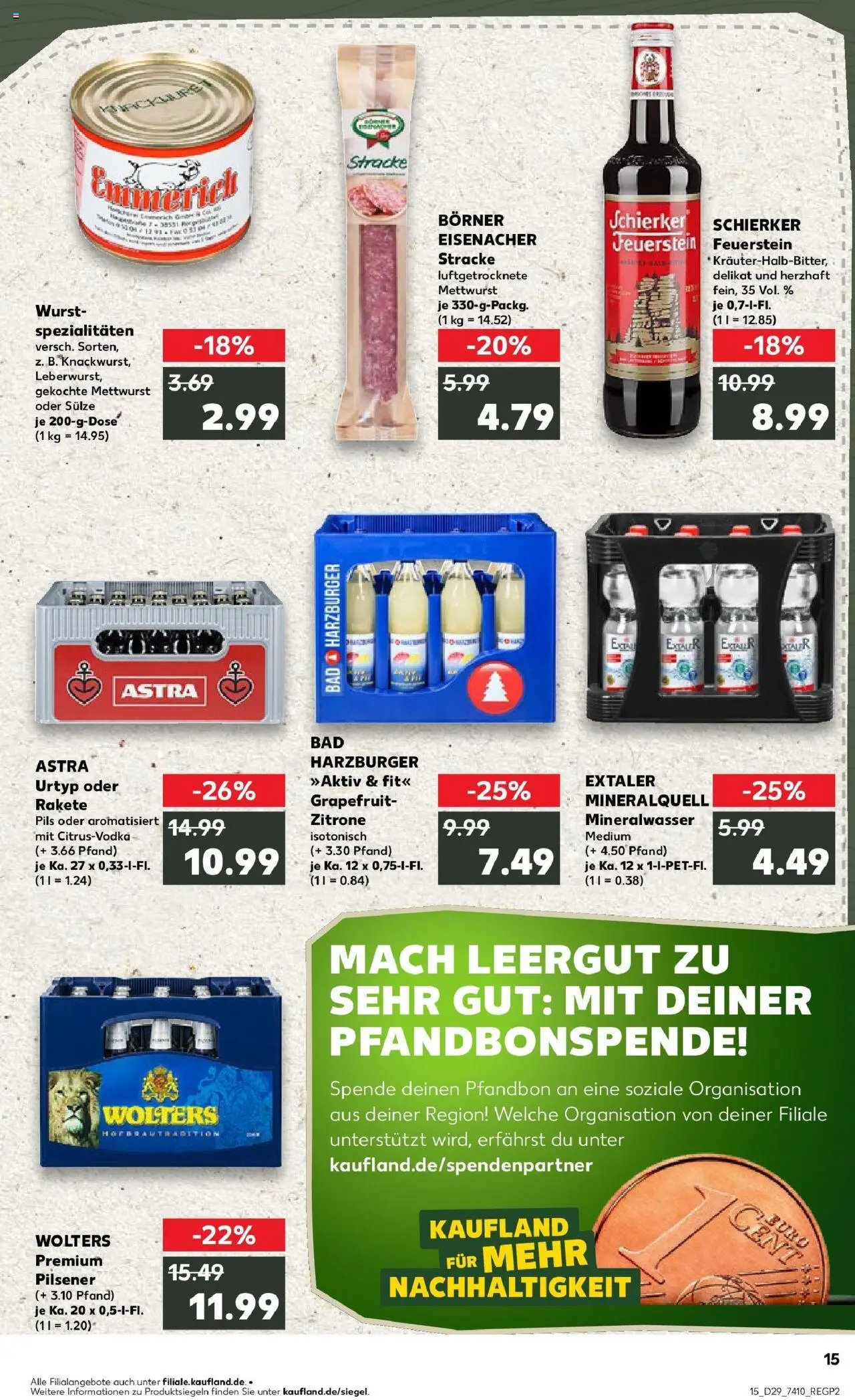 Kaufland prospekt Braunschweig	 - gültig ab dem 21.07.2025 | Seite: 28 | Produkte: Bad, Pils, Mineralwasser, Grapefruit