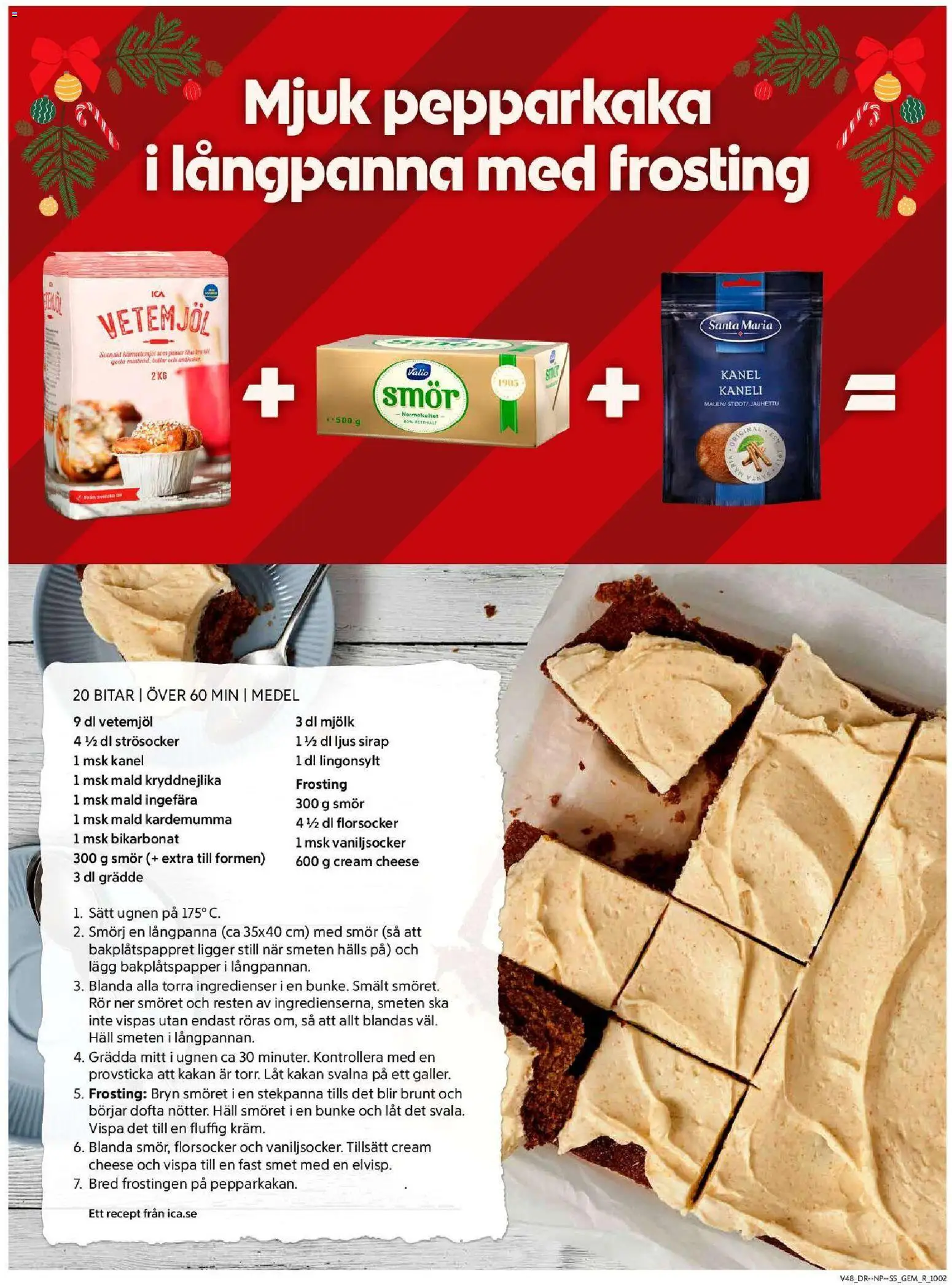 ICA Supermarket reklamblad aktuell från 24.11.2025 | Sida: 7 | Produkter: Bakplåtspapper, Ljus, Häll, Grädde