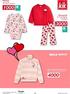 Kik Akciós újság - amely érvényes a következő dátumtól: 02.02.2026 | Oldal: 13 | Termékek: Body, Pulóver