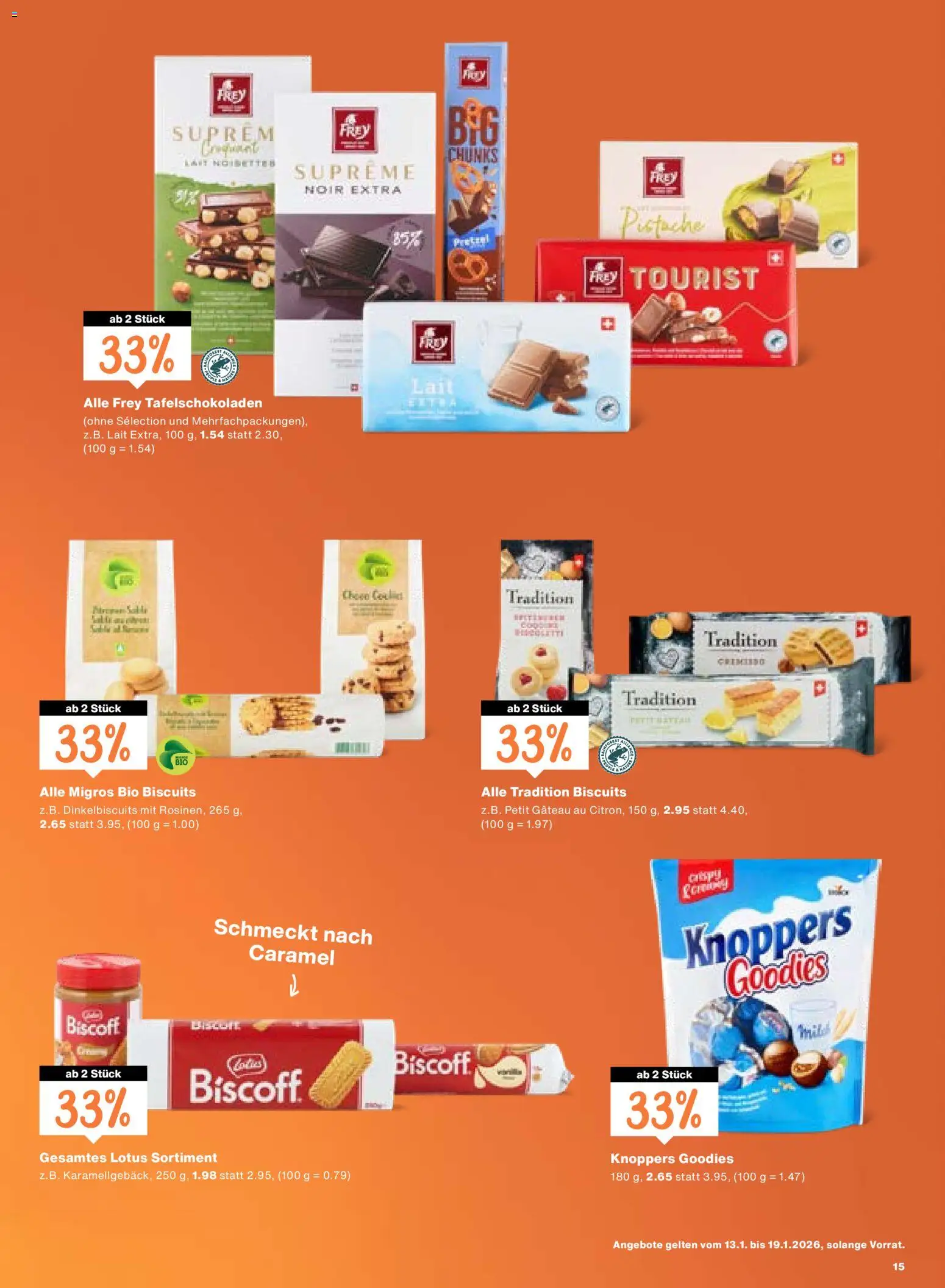 Migros Aktionen – gültig ab 13.01.2026 | Seite: 15