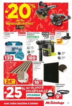 Mr Bricolage folder / publicité - Voorbeeld van een folder van Mr Bricolage, geldig van 31.03.2026 | Pagina: 17 | Producten: Lábmasszírozó