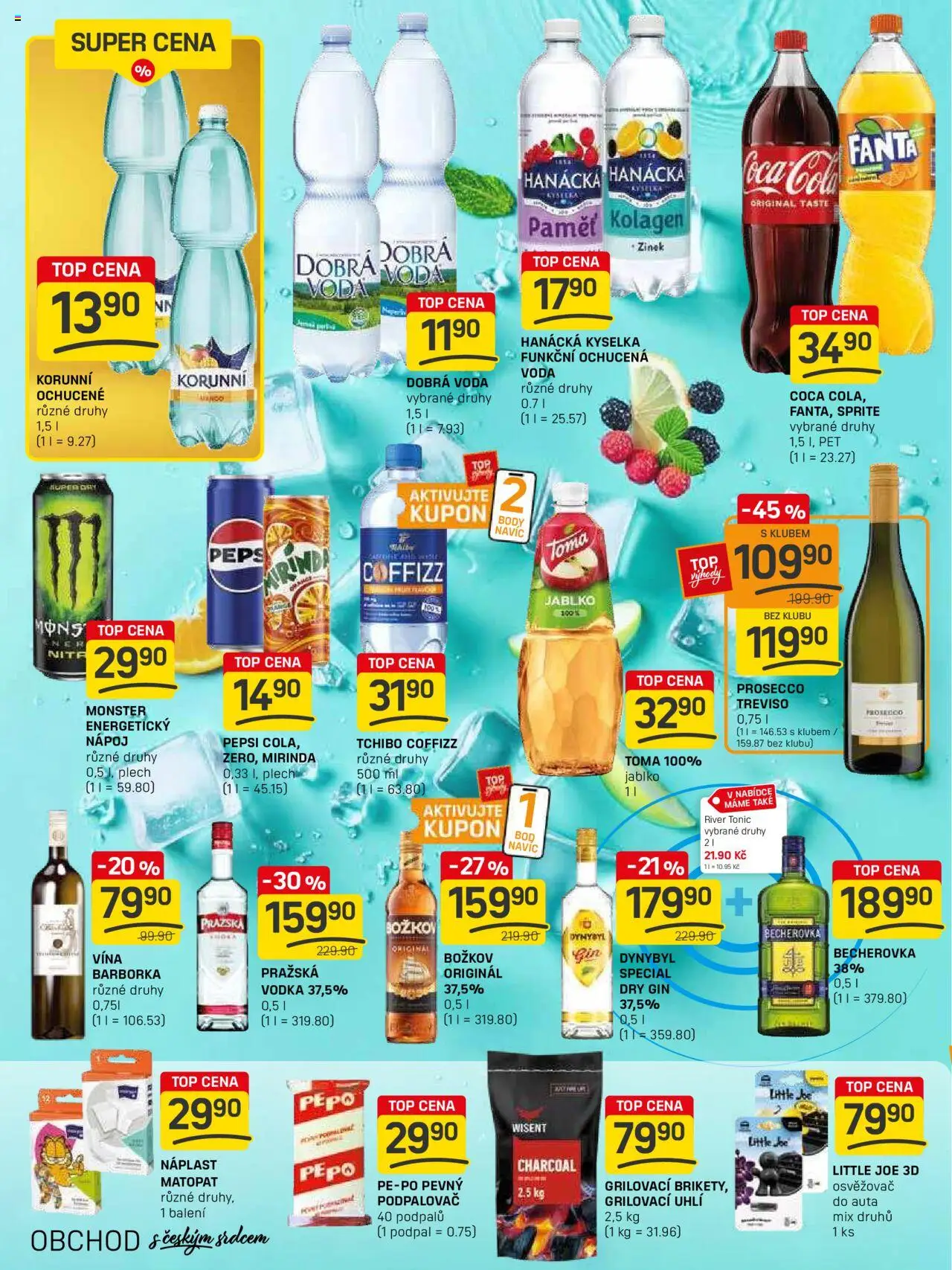Flop leták - FlopTop od 06.08.2025 | Strana: 10 | Produkty: Dobrá voda, Pepsi, Náplast, River tonic
