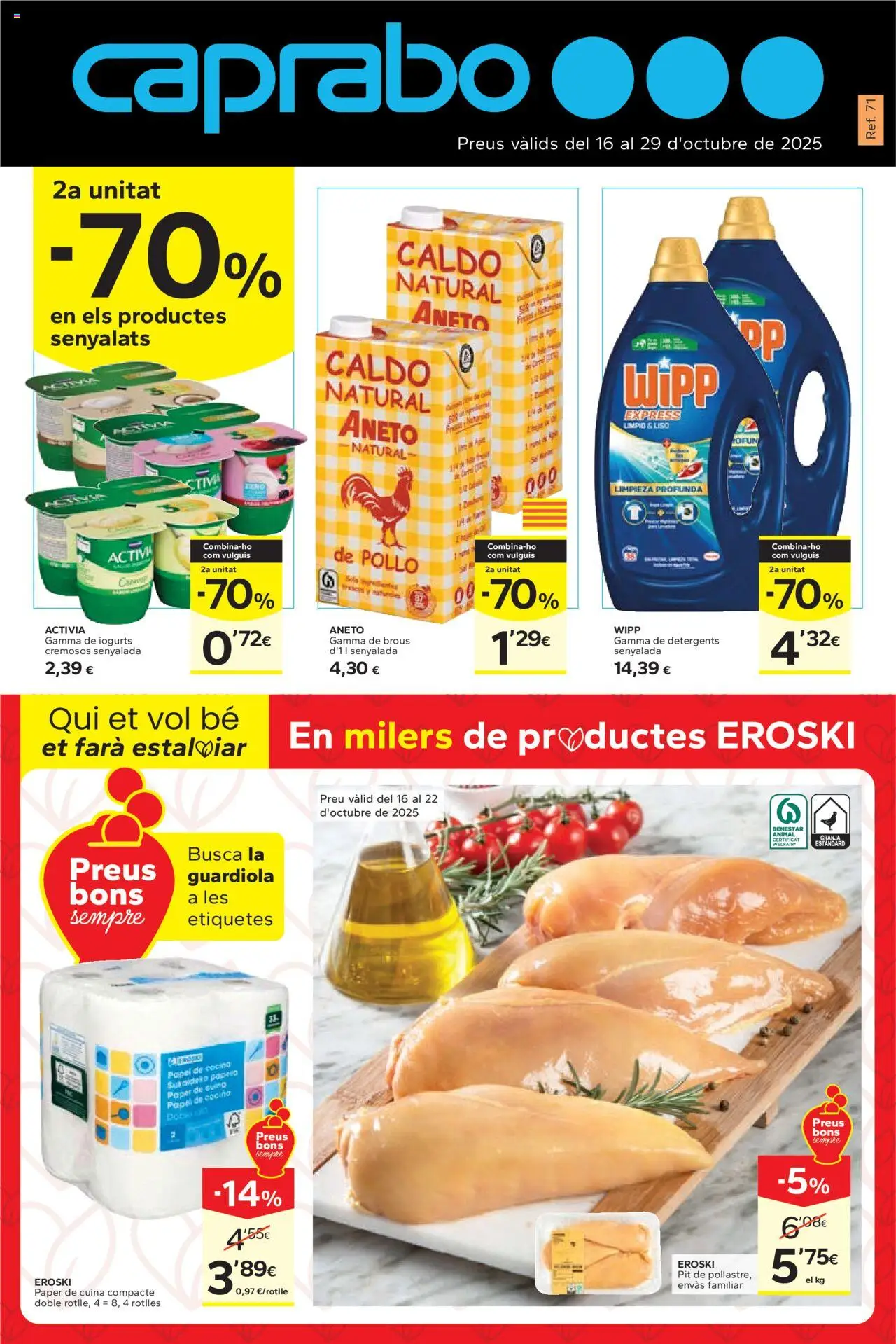 Caprabo folleto │ válido desde el 16.10.2025 | Página: 1 | Productos: Κρεμάστρα, Cocina