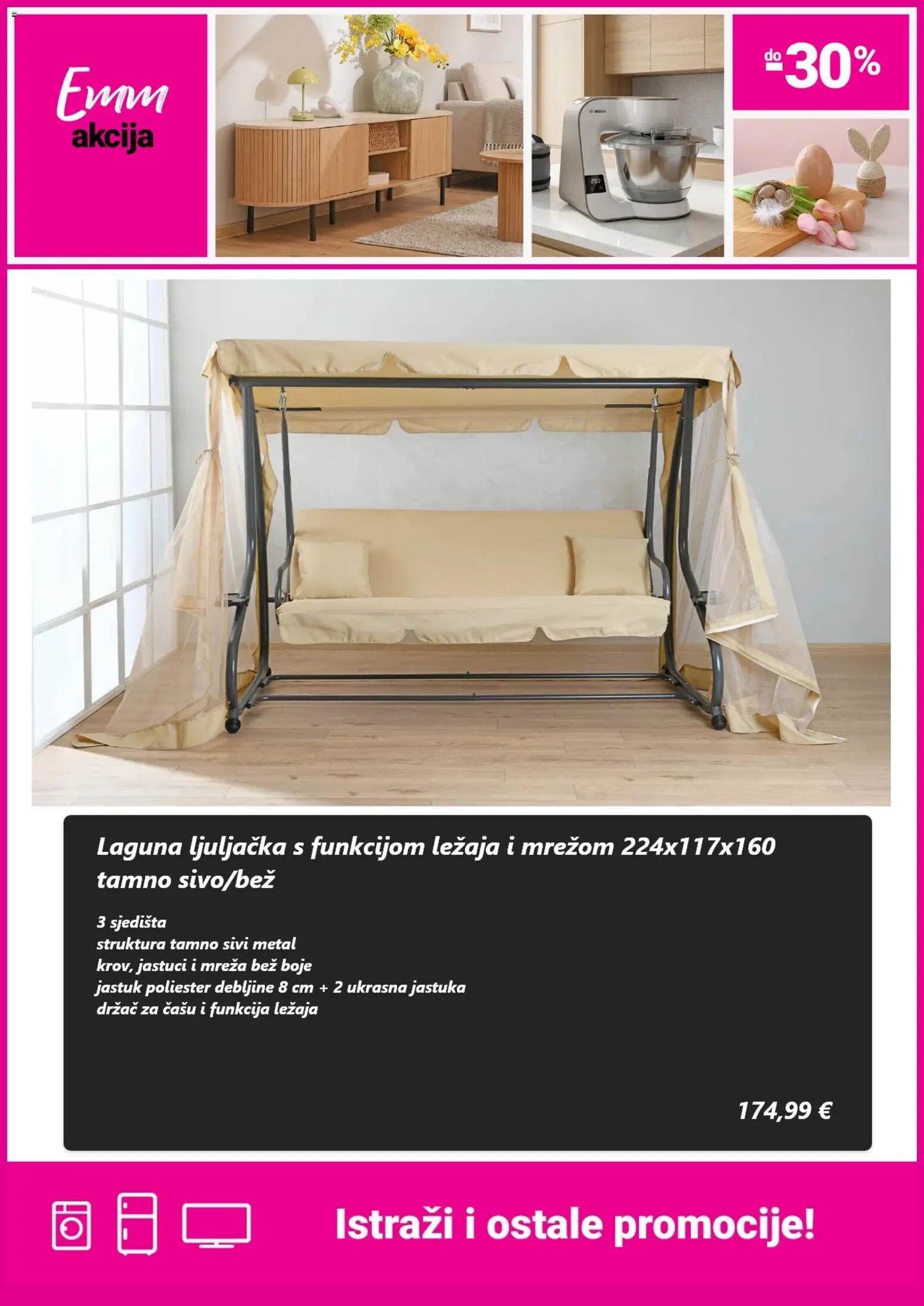Emmezeta katalog | vrijedi od 08.04.2026 | Stranica: 4 | Proizvodi: Jastuk, Ljuljačka