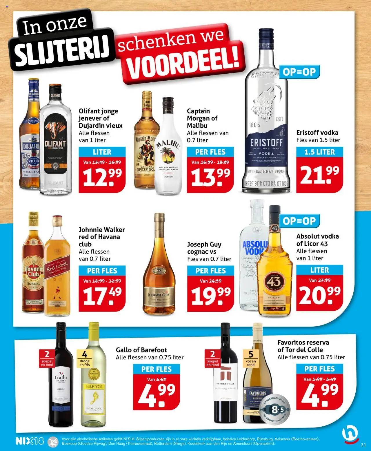  | Pagina: 21 | Producten: Fles, Slijterij