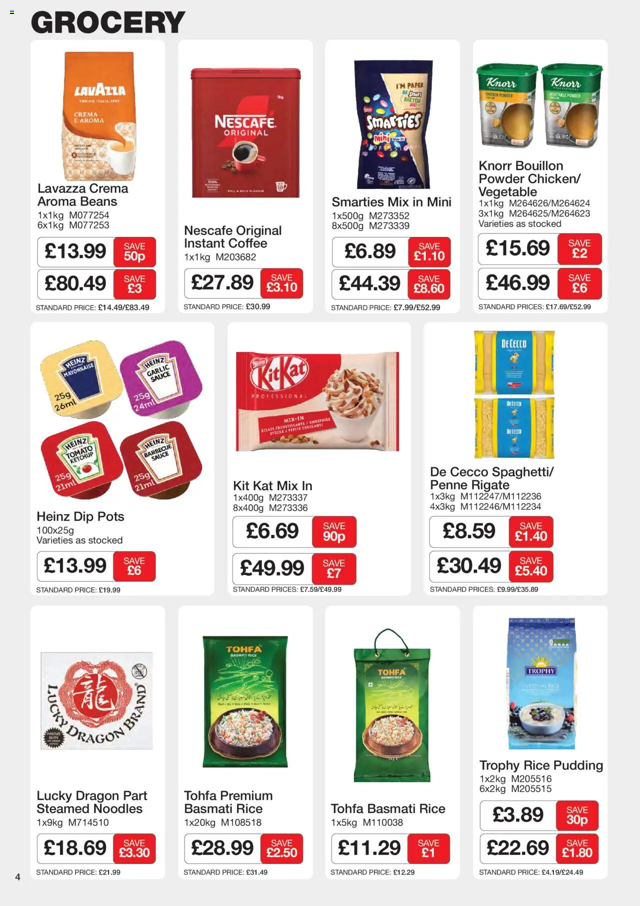 {H1} | Page: 4 | Products: Powder, Fehér rum, Noodles, Pudding