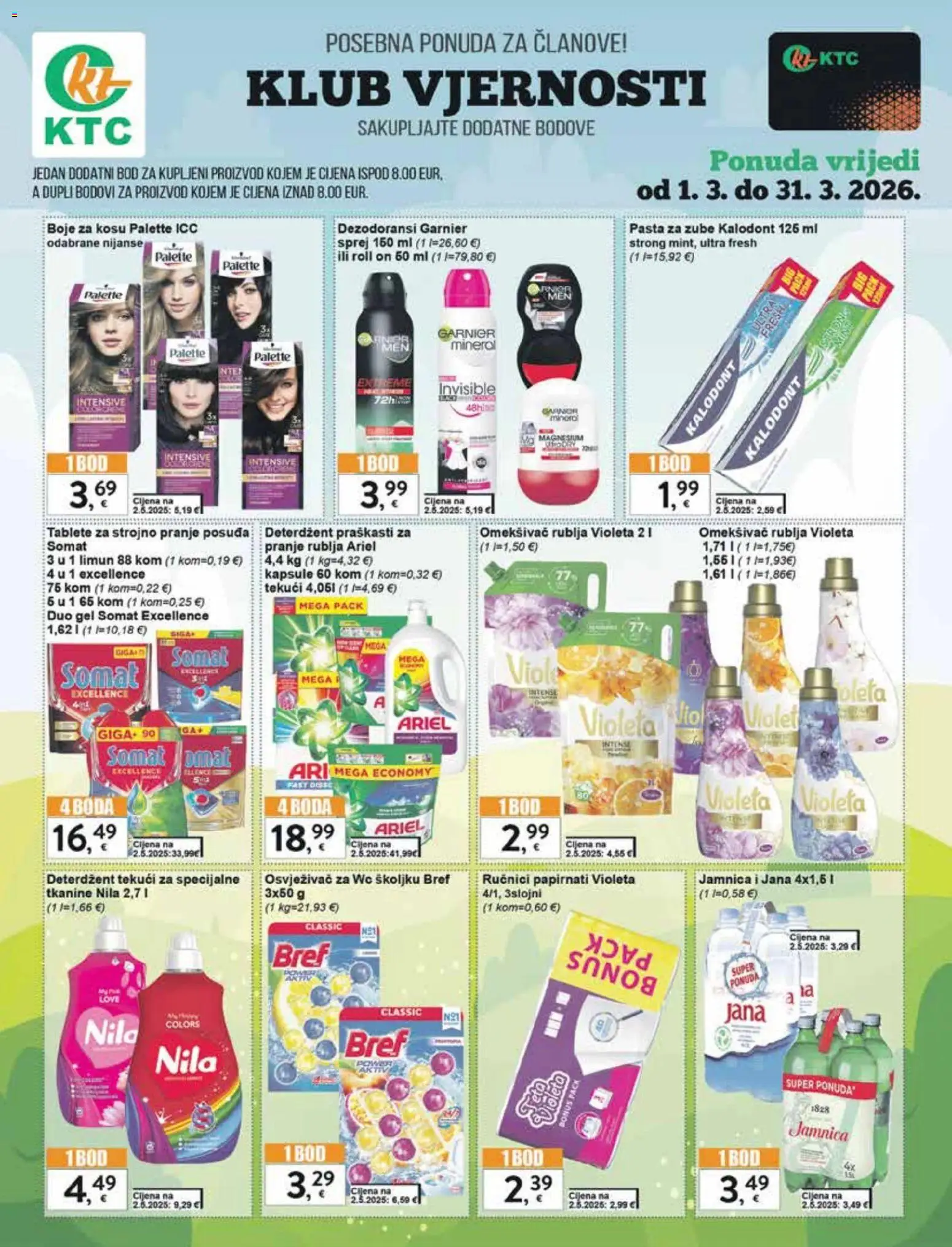 KTC katalog | vrijedi od 25.03.2026 | Stranica: 39 | Proizvodi: Deterdžent, Limun, Pasta, Ariel