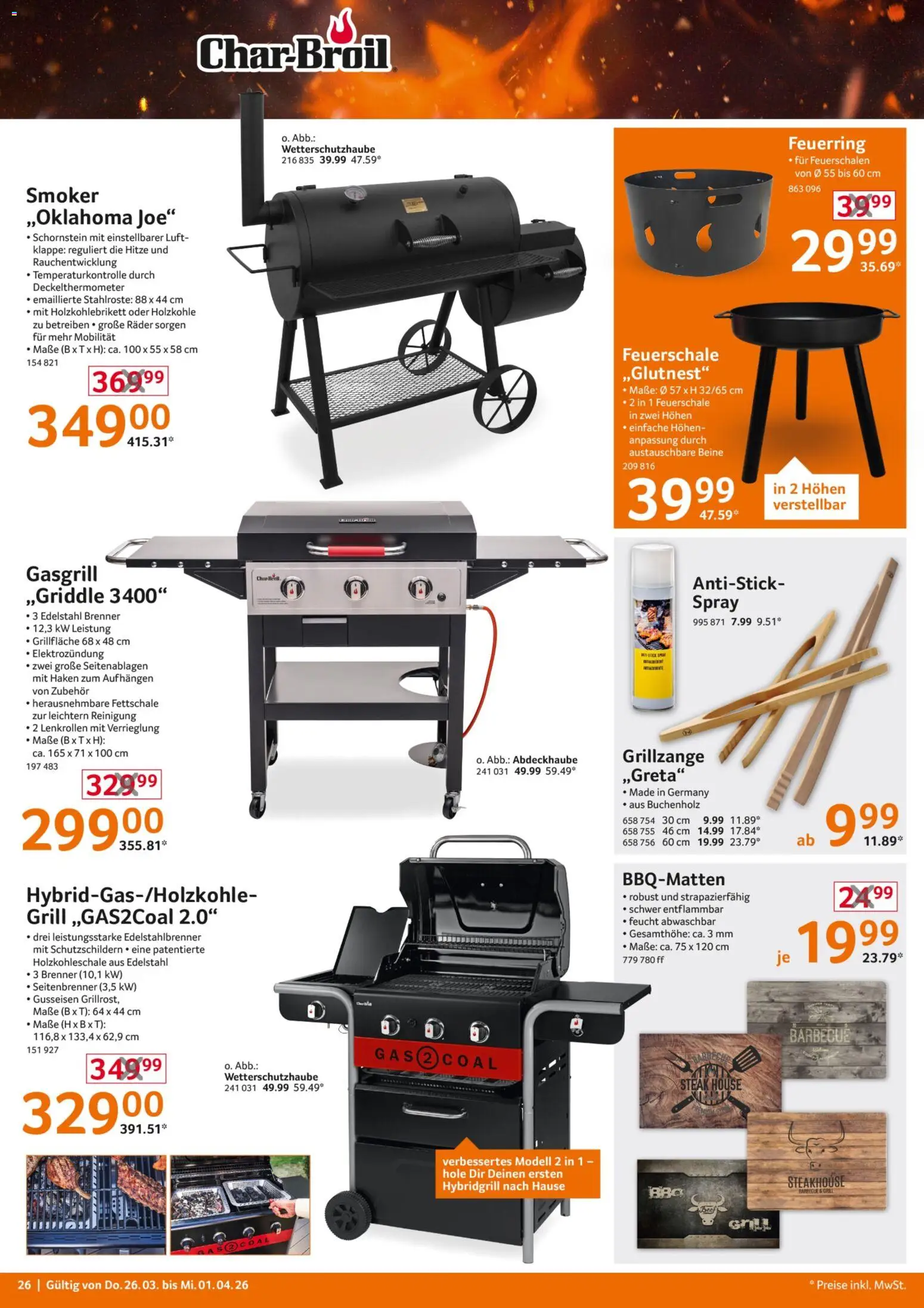 Selgros Non Food – gültig ab 26.03.2026 | Seite: 26 | Produkte: Grill