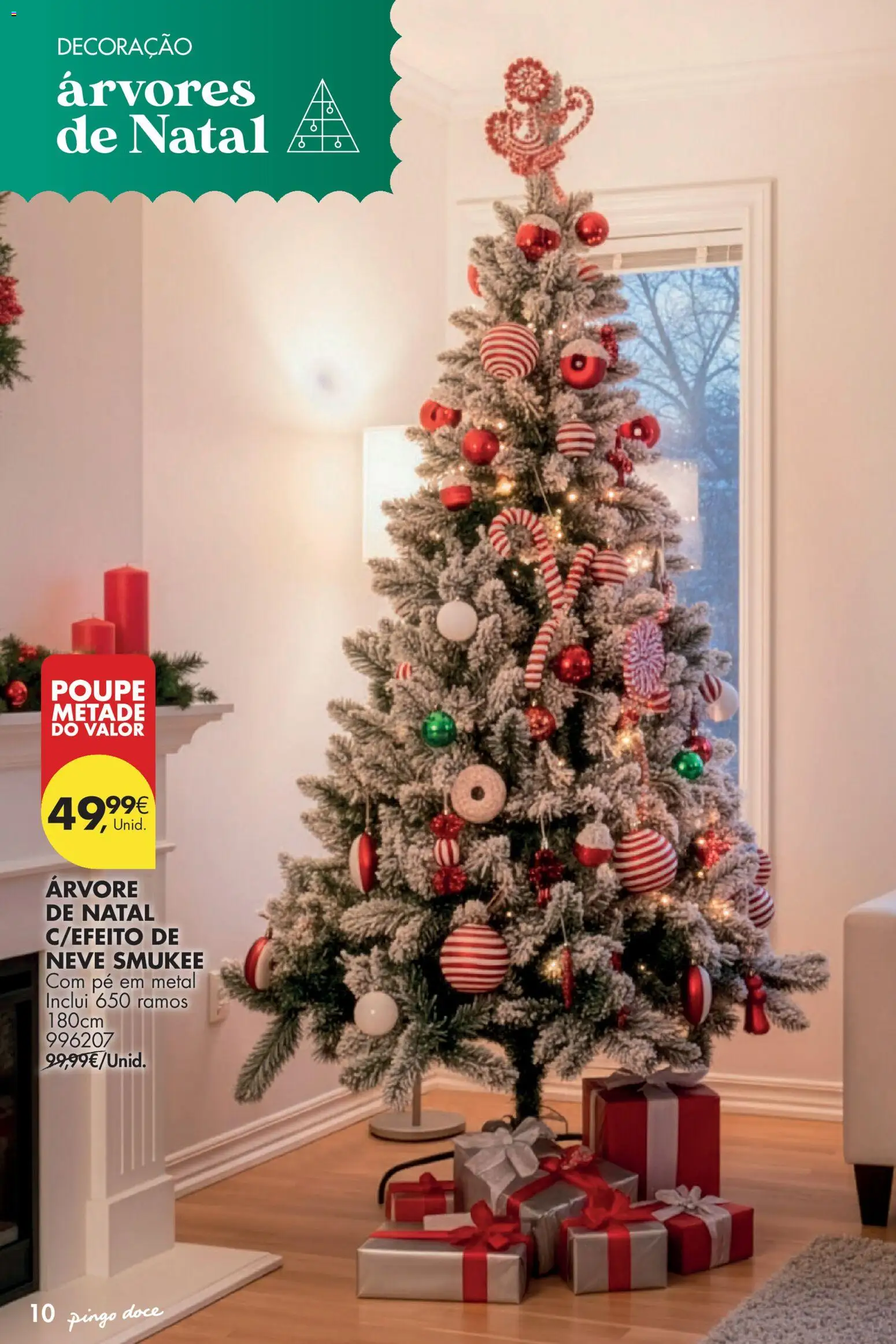 Pingo Doce - Natal │ válido de 11.11.2025 | Página: 10 | Produtos: Árvore de natal