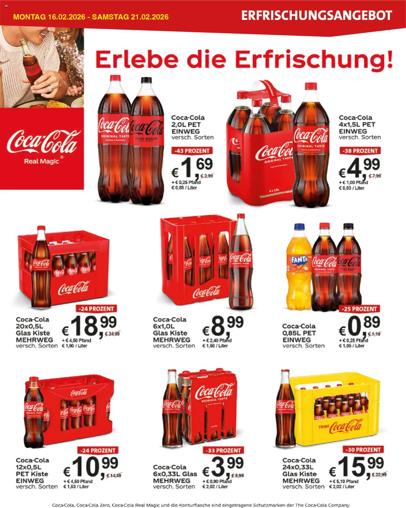 Lösch Depot Prospekt – gültig ab 16.02.2026 | Seite: 3 | Produkte: Coca cola, Fanta, Cola