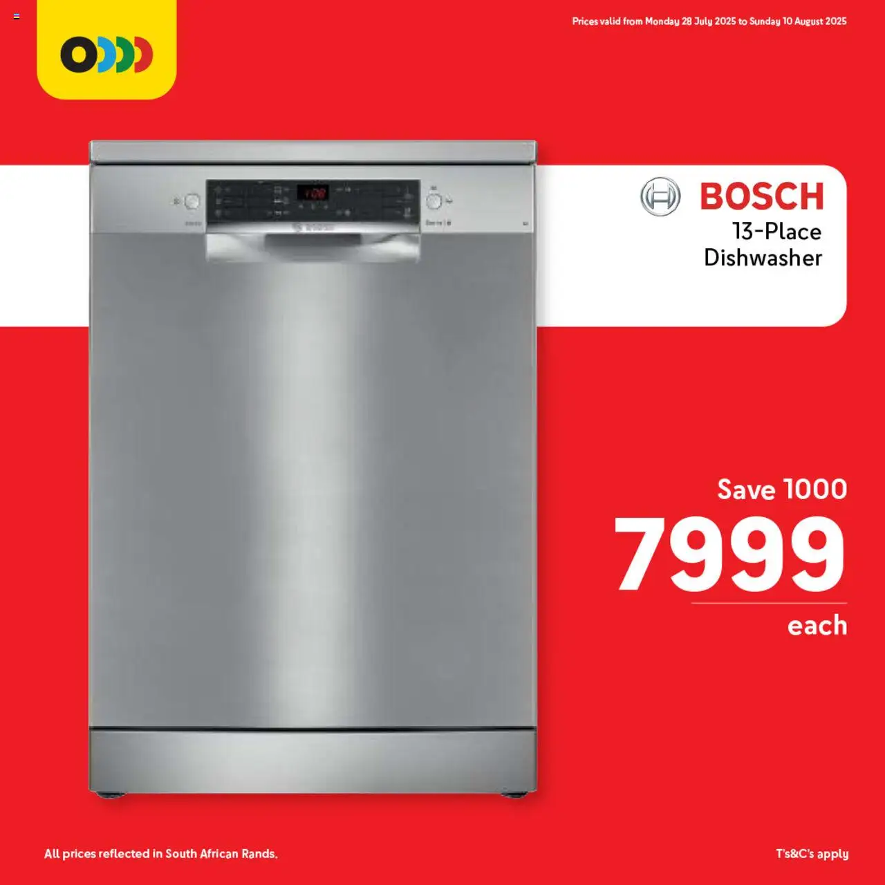 Makro Birthday Price-Drop Appliances │ valid from 28.07.2025 | Page: 2 | Products: Dishwasher