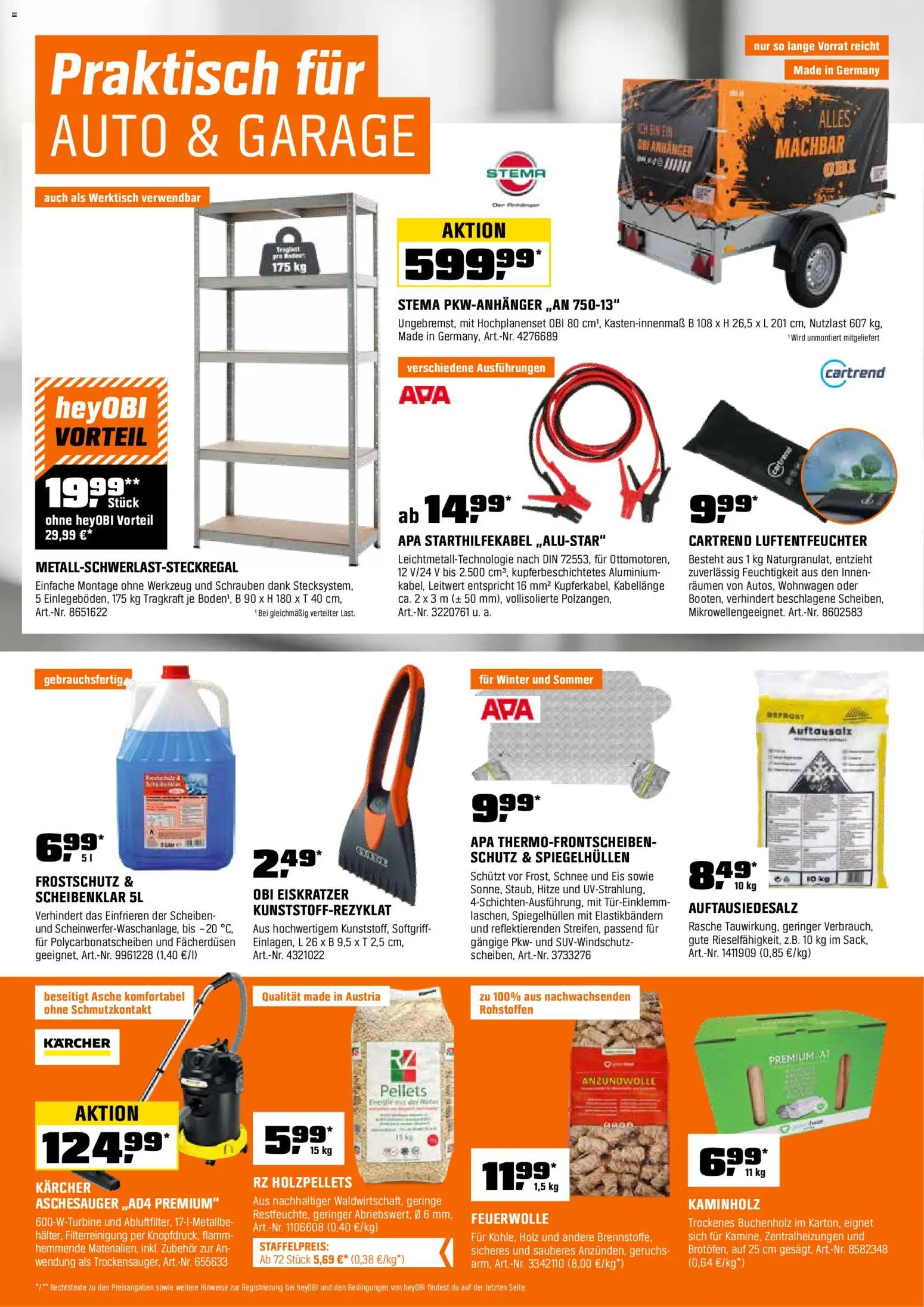 OBI Flugblatt gültig ab 14.12.2025 | Seite: 14 | Produkte: Eis