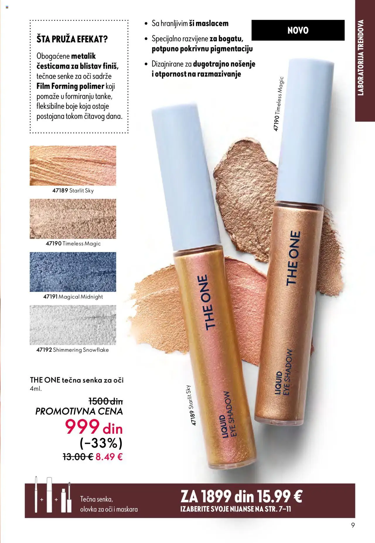 Oriflame katalog - važi od 14.09.2025 | Strana: 9