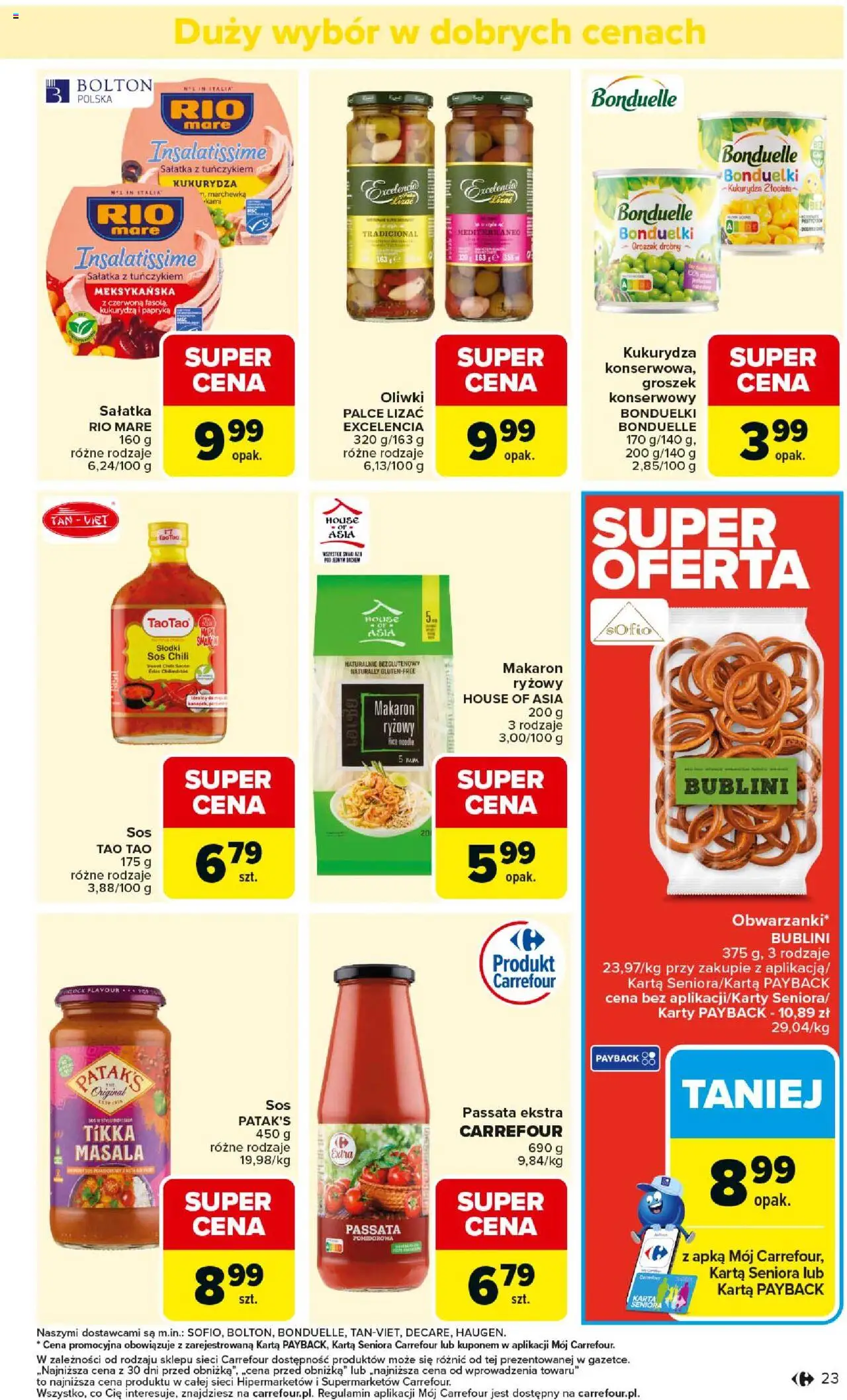 Carrefour Gazetka od 01.09.2025 | Strona: 25 | Produkty: Chili, Kukurydza, Makaron, Sałatka