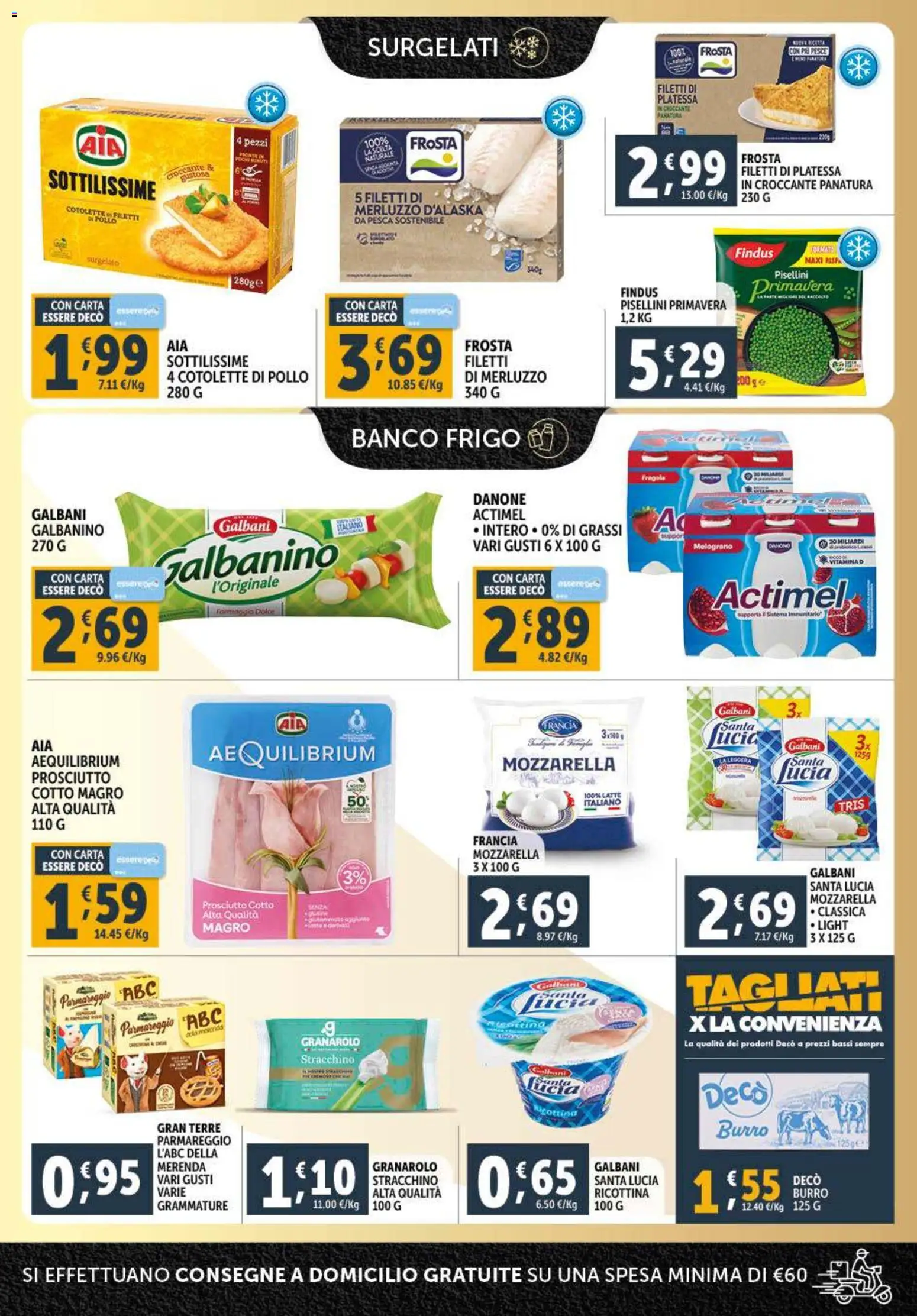 Volantino Decò del 07.11.2025 | Pagina: 5 | Prodotti: Prosciutto Cotto, Pesce, Prosciutto, Pesca