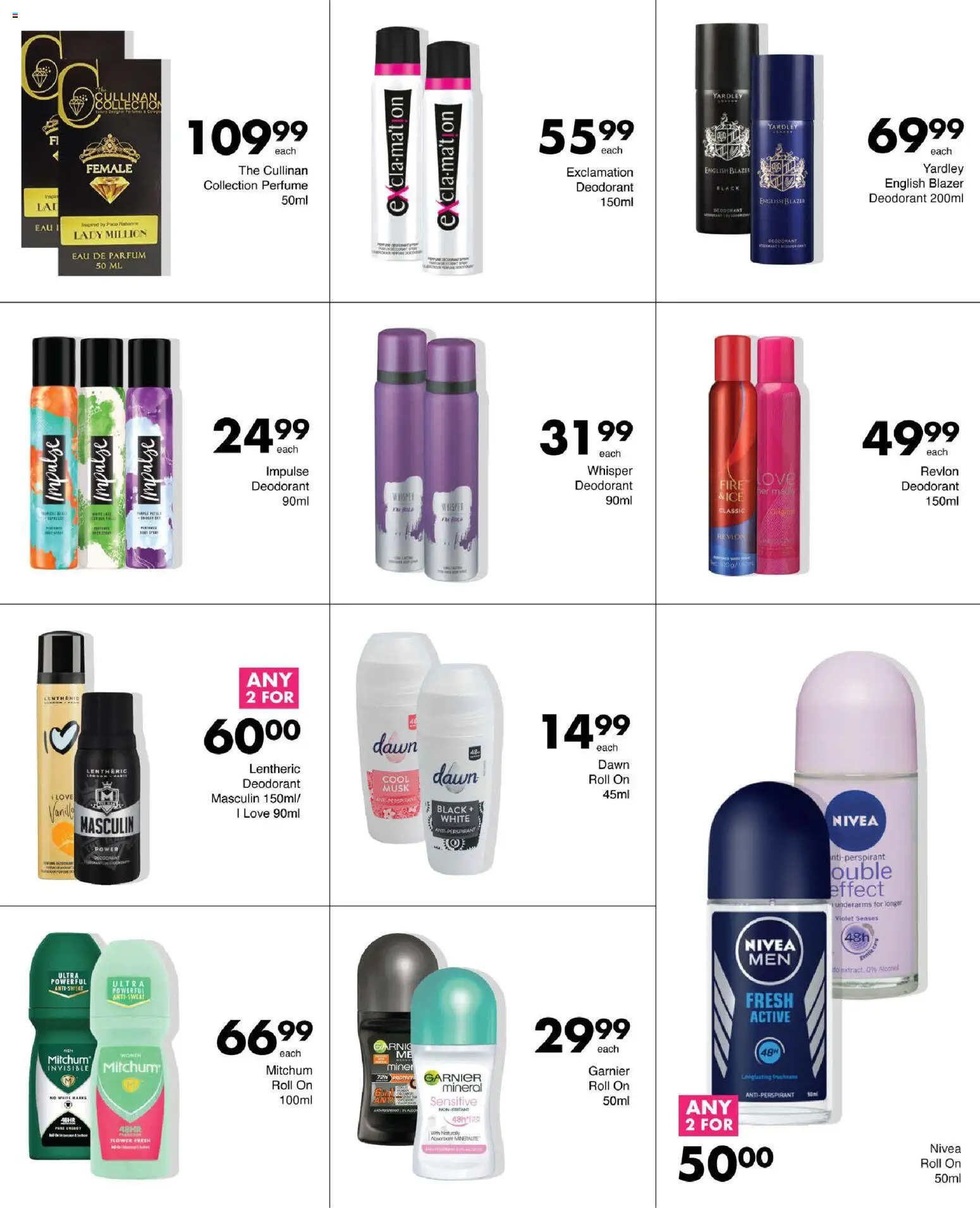 New Save catalogue – valid from 13.11.2025 | Page: 65 | Products: Blazer, Perfume, Deodorant, Antiperspirant