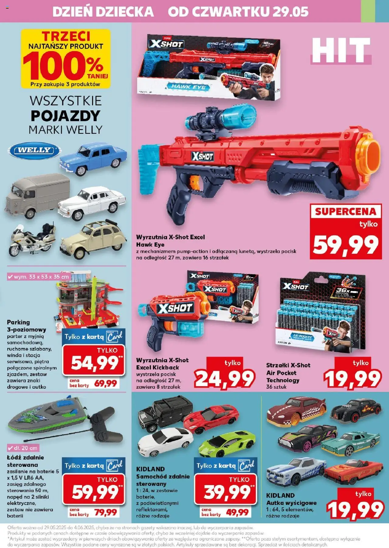 Kaufland gazetka - Mega okazje od 29.05.2025 | Strona: 33 | Produkty: Karta, Baterie, Wyrzutnia, Samochód zdalnie sterowany